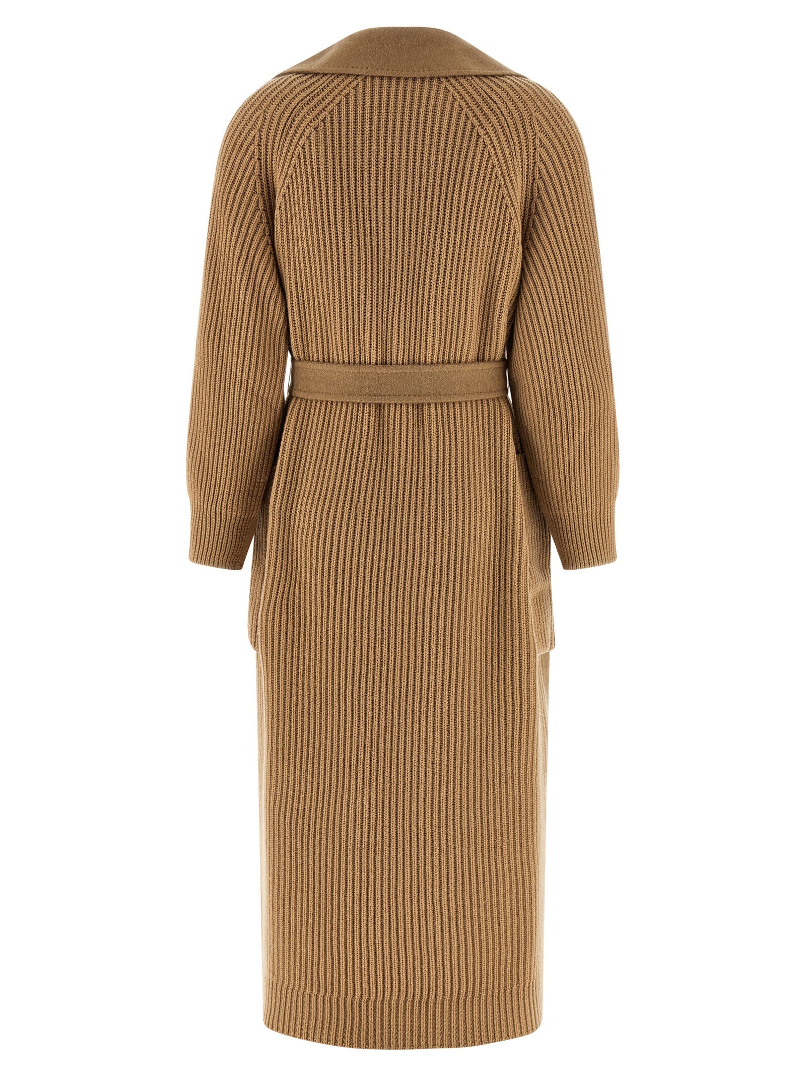 Max Mara Beige Wool Women's Coat