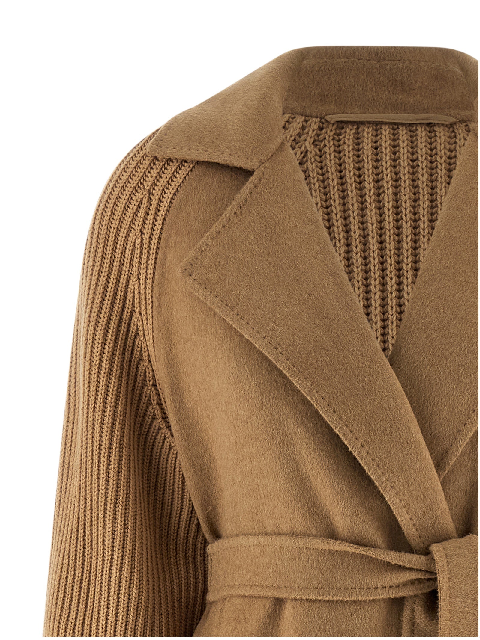 Max Mara Beige Wool Women's Coat
