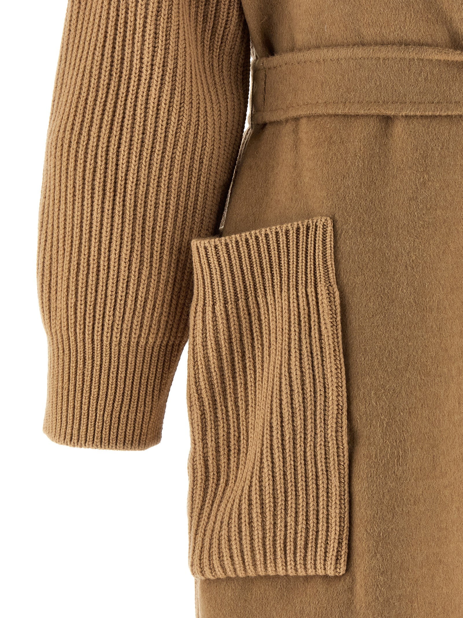 Max Mara Beige Wool Women's Coat