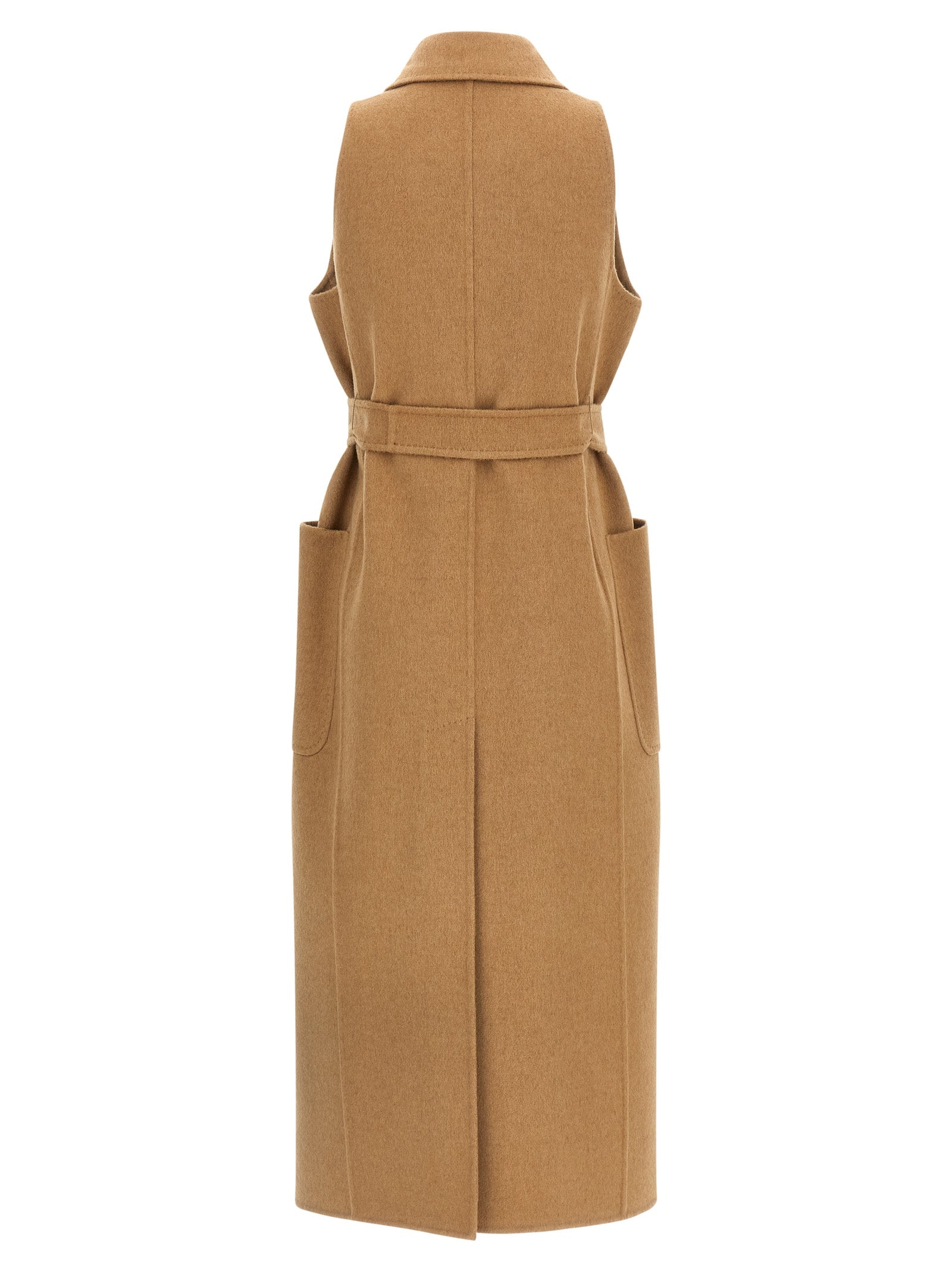 Max Mara Beige Wool Women's Coat