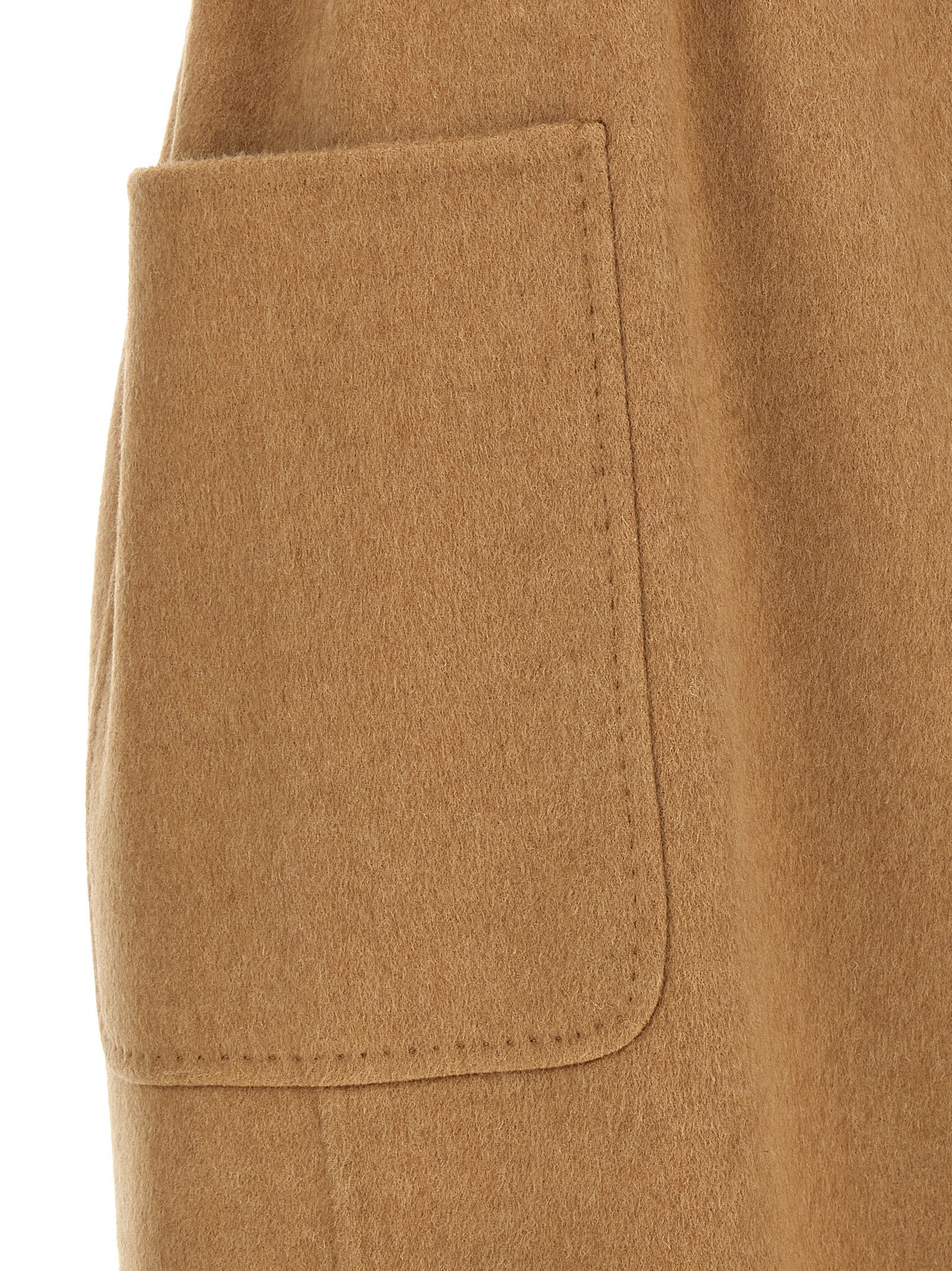 Max Mara Beige Wool Women's Coat