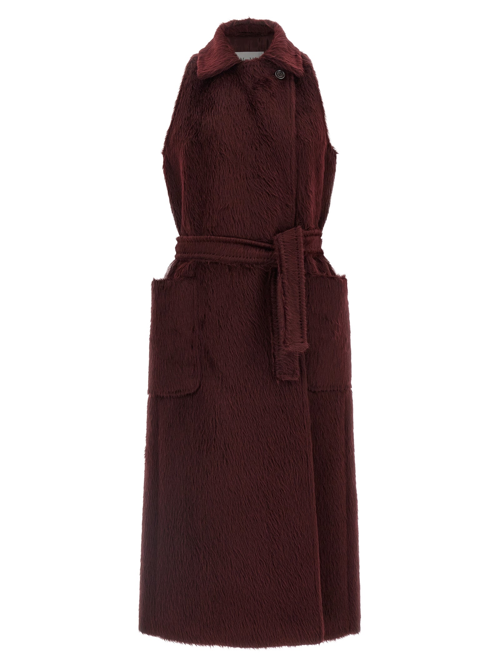 Max Mara Bordeaux Wool Women's Coat