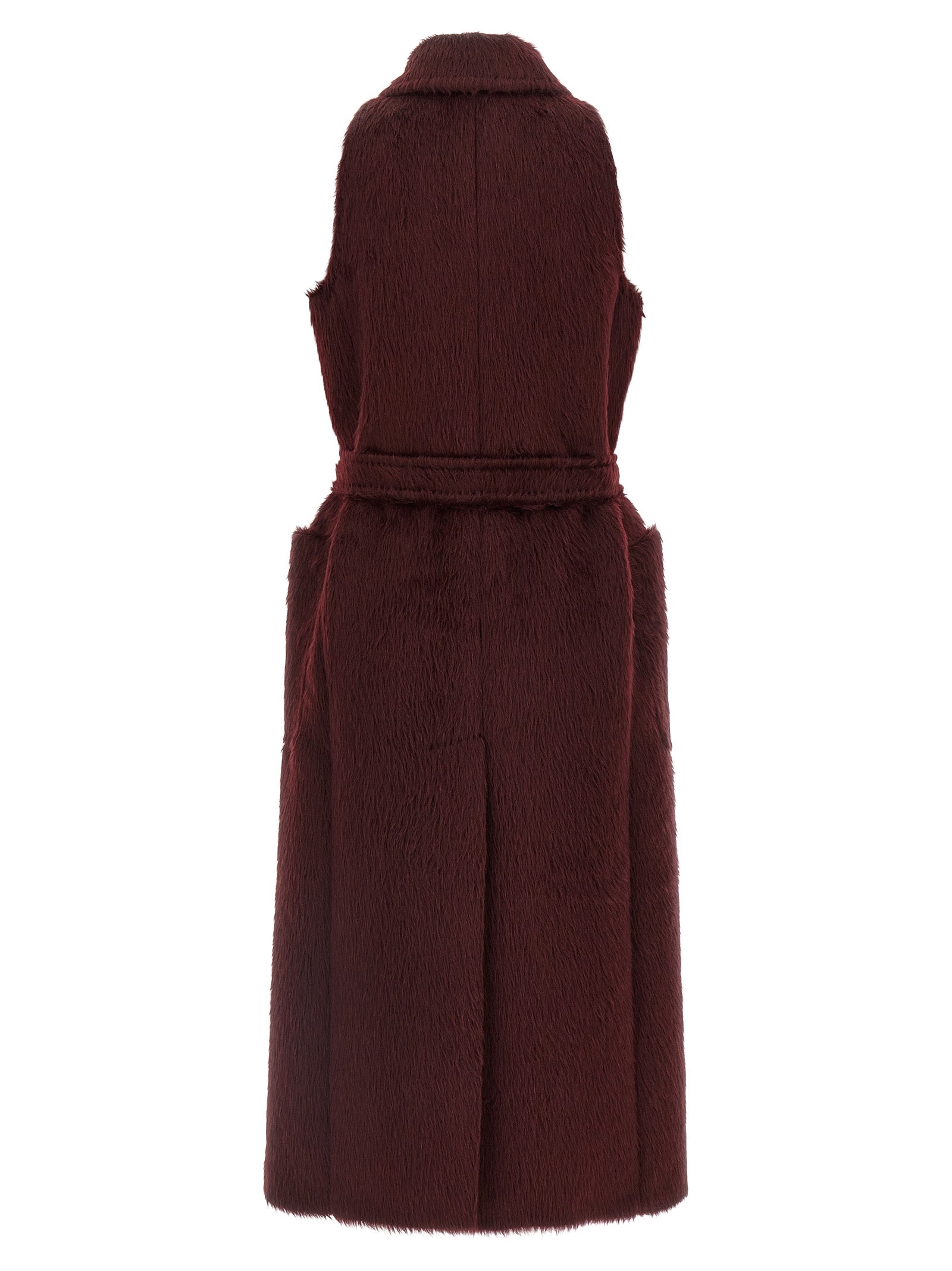 Max Mara Bordeaux Wool Women's Coat