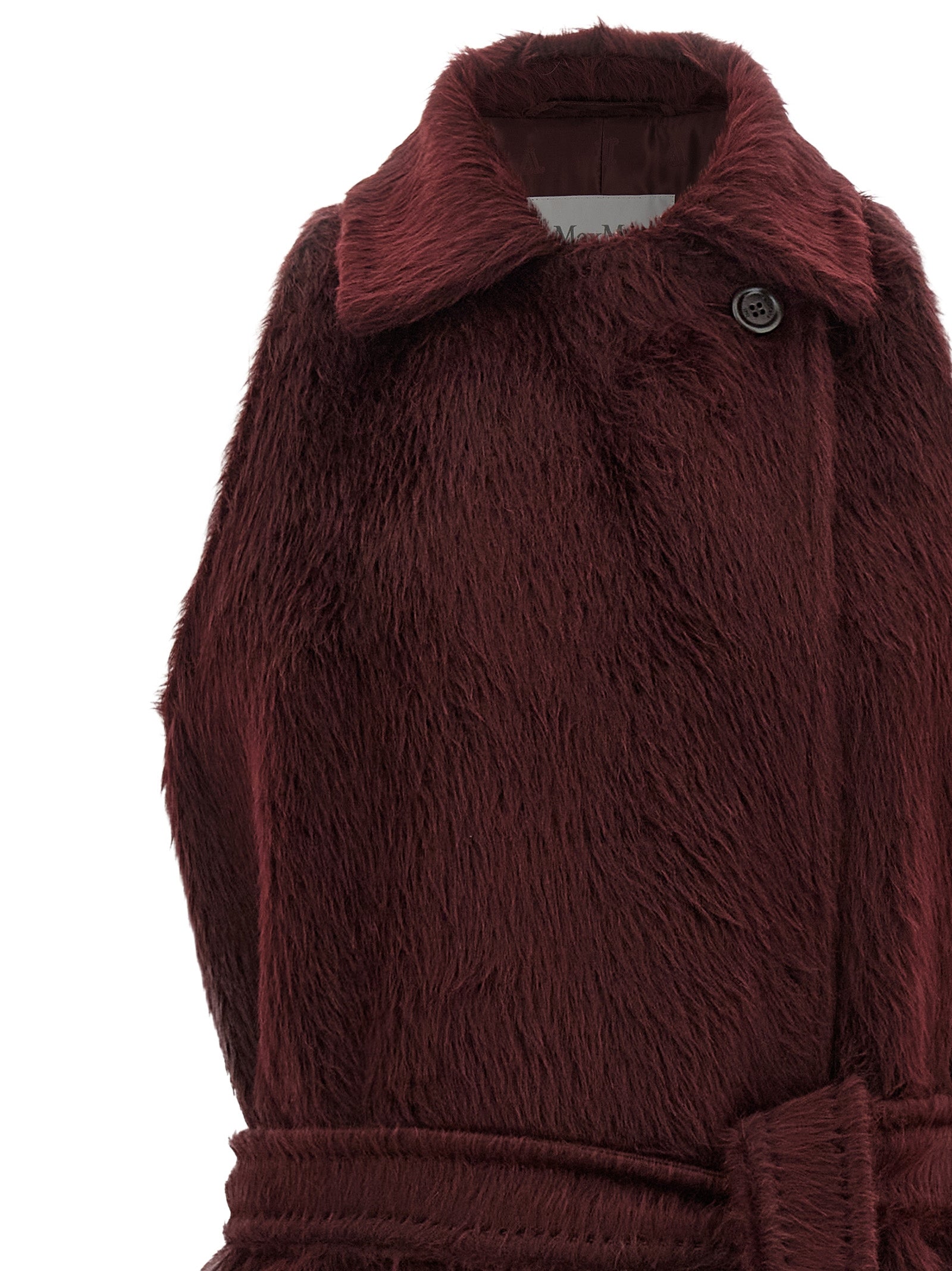 Max Mara Bordeaux Wool Women's Coat