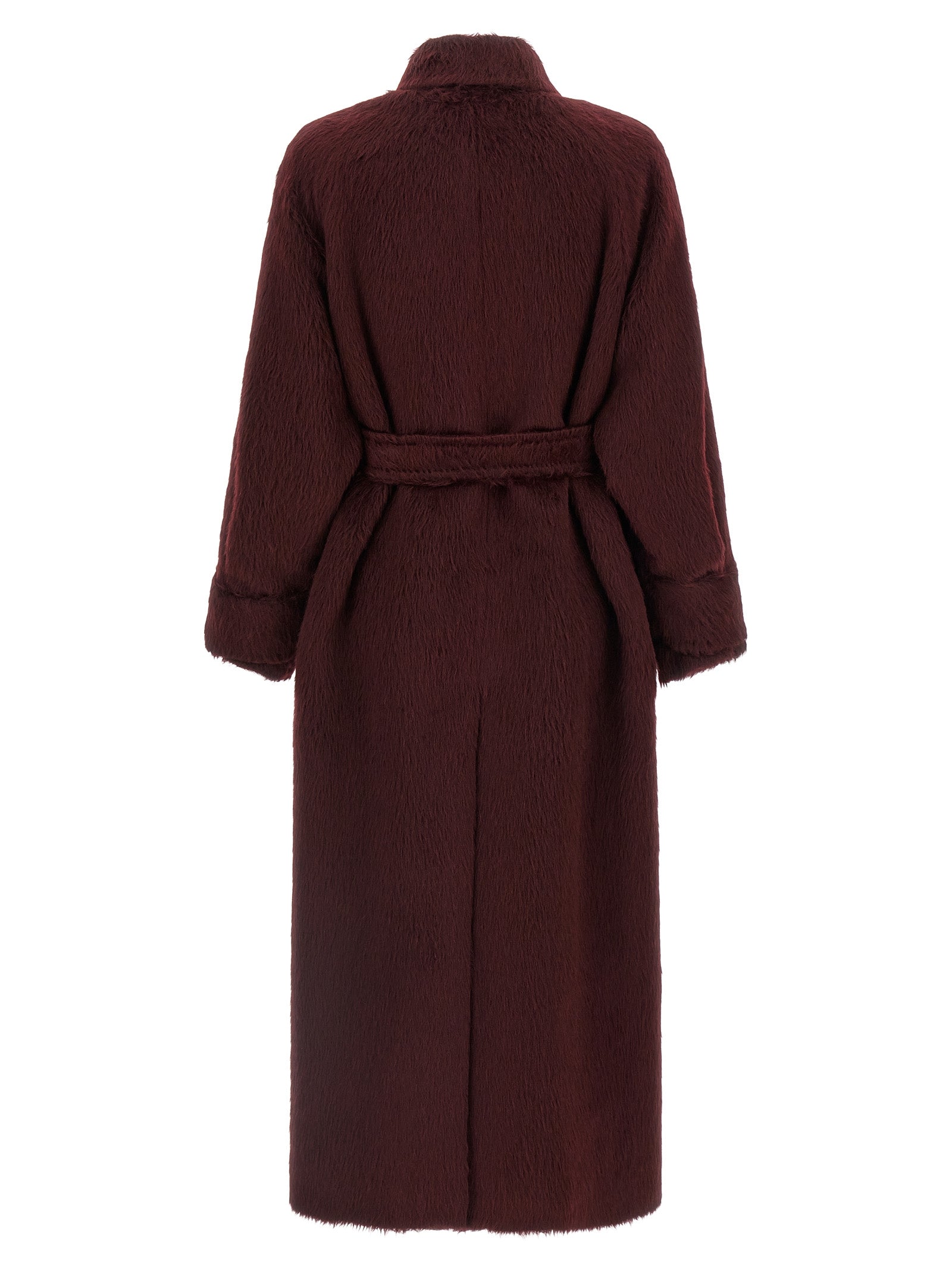 Max Mara Bordeaux Wool Women's Coat