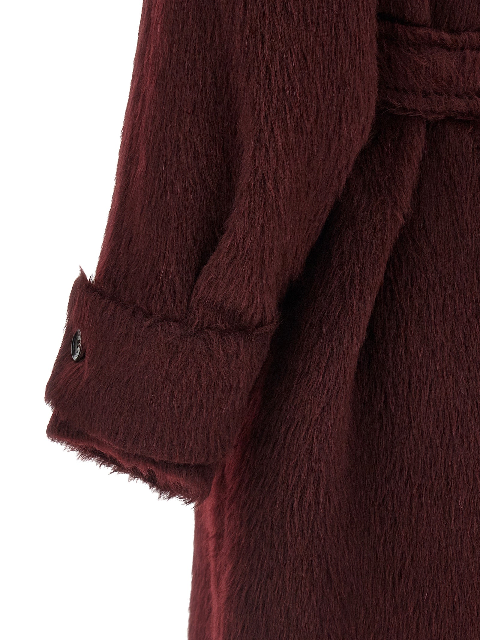 Max Mara Bordeaux Wool Women's Coat