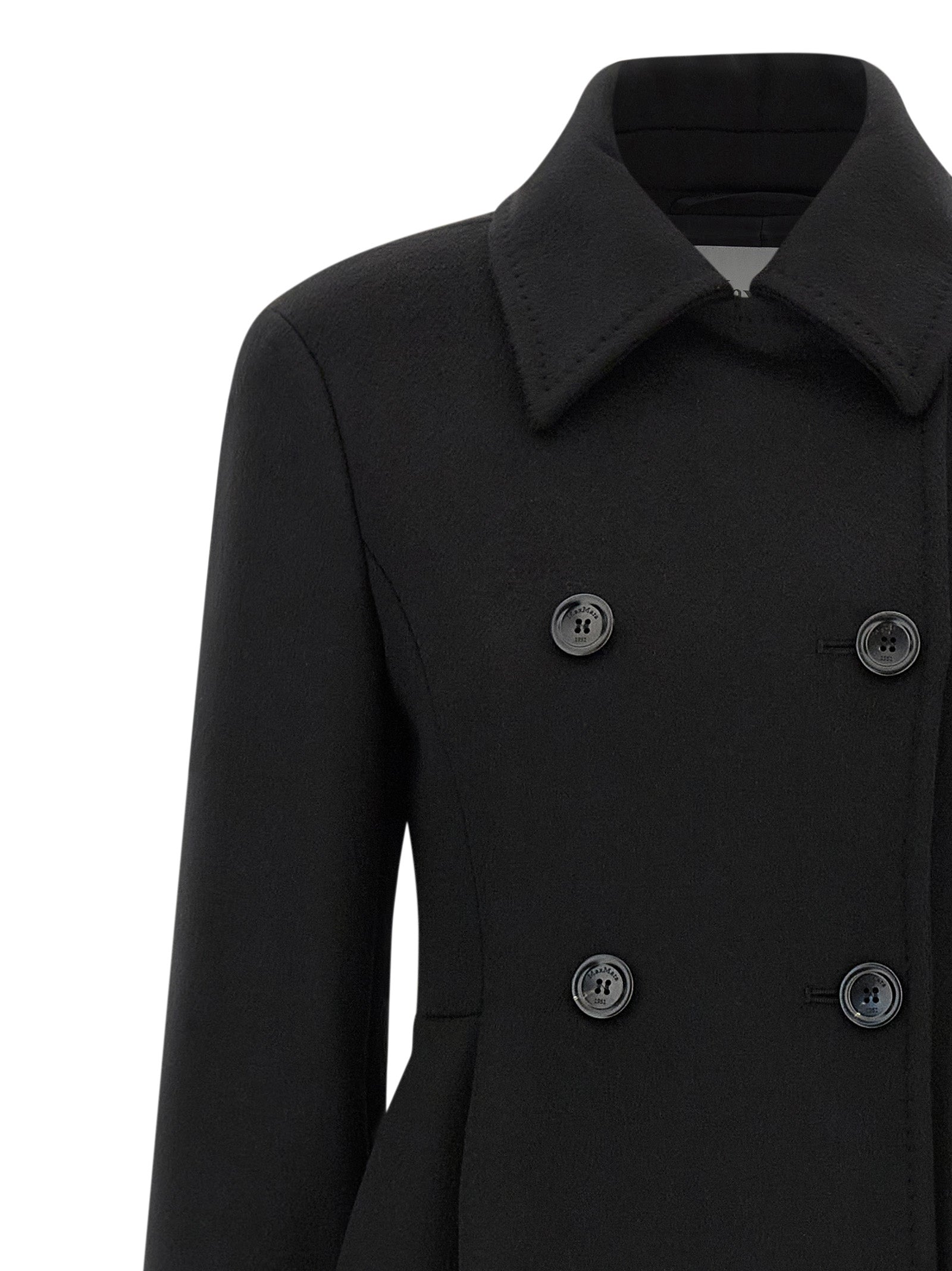 Max Mara Black Wool Women's Coat