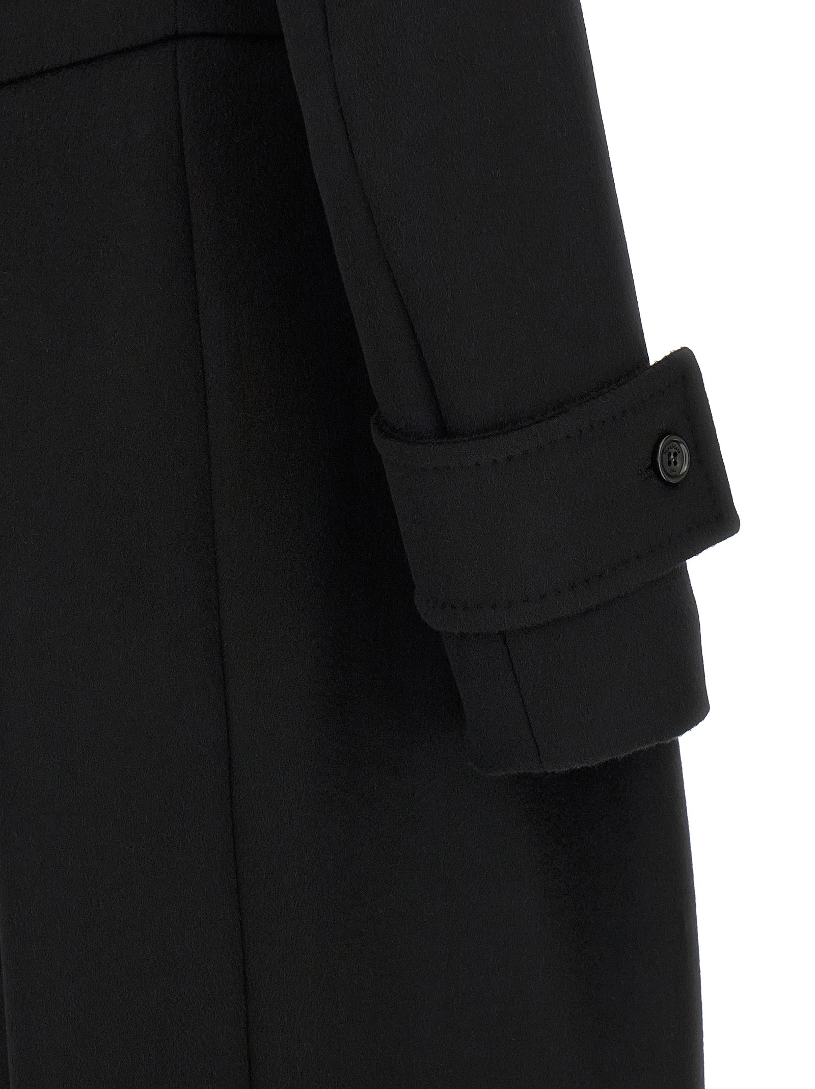 Max Mara Black Wool Women's Coat