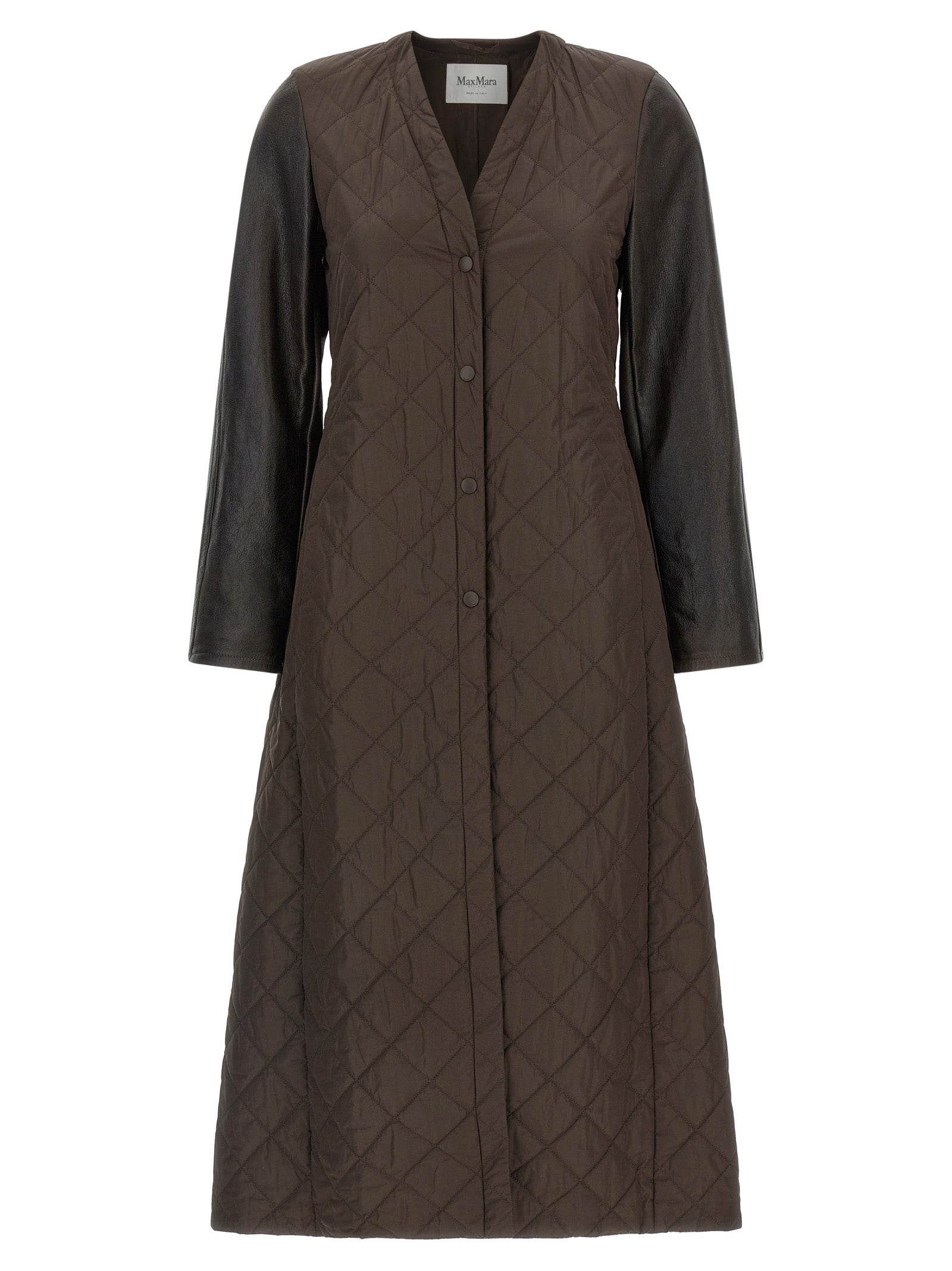 Max Mara Brown Polyamide Women's Coat