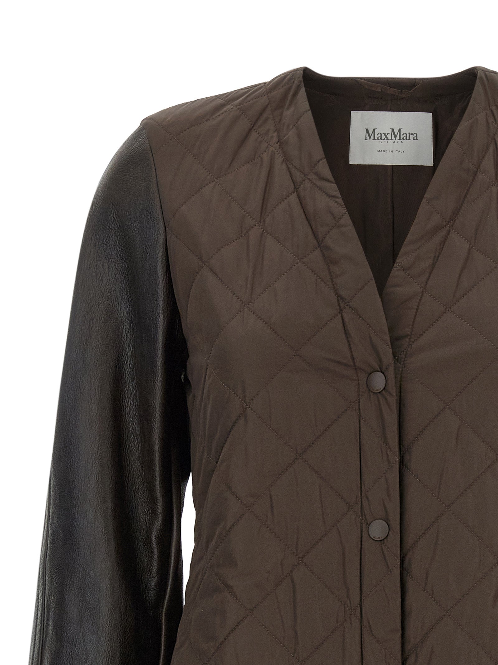 Max Mara Brown Polyamide Women's Coat