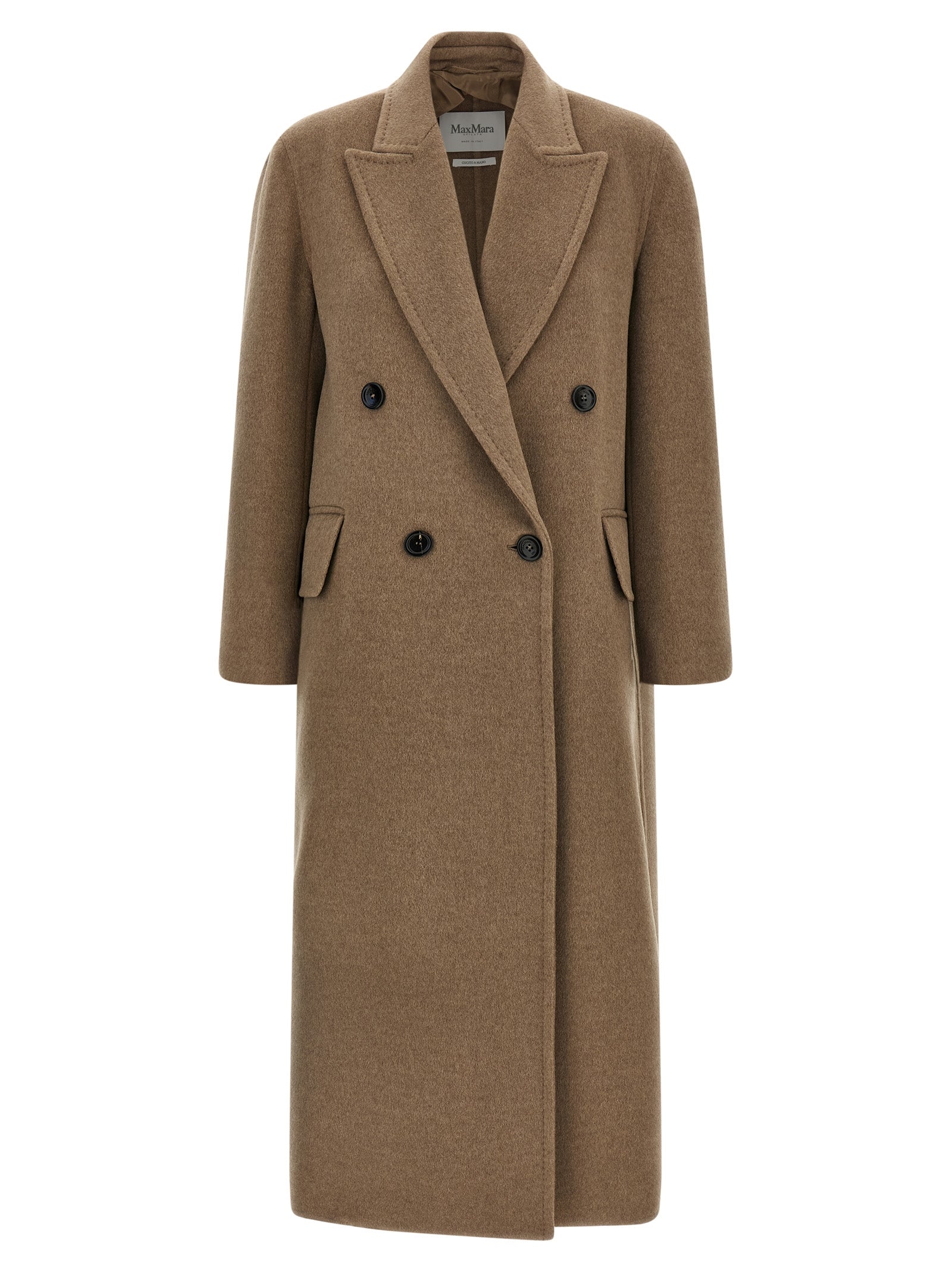 Max Mara Beige Cashmere Women's Coat