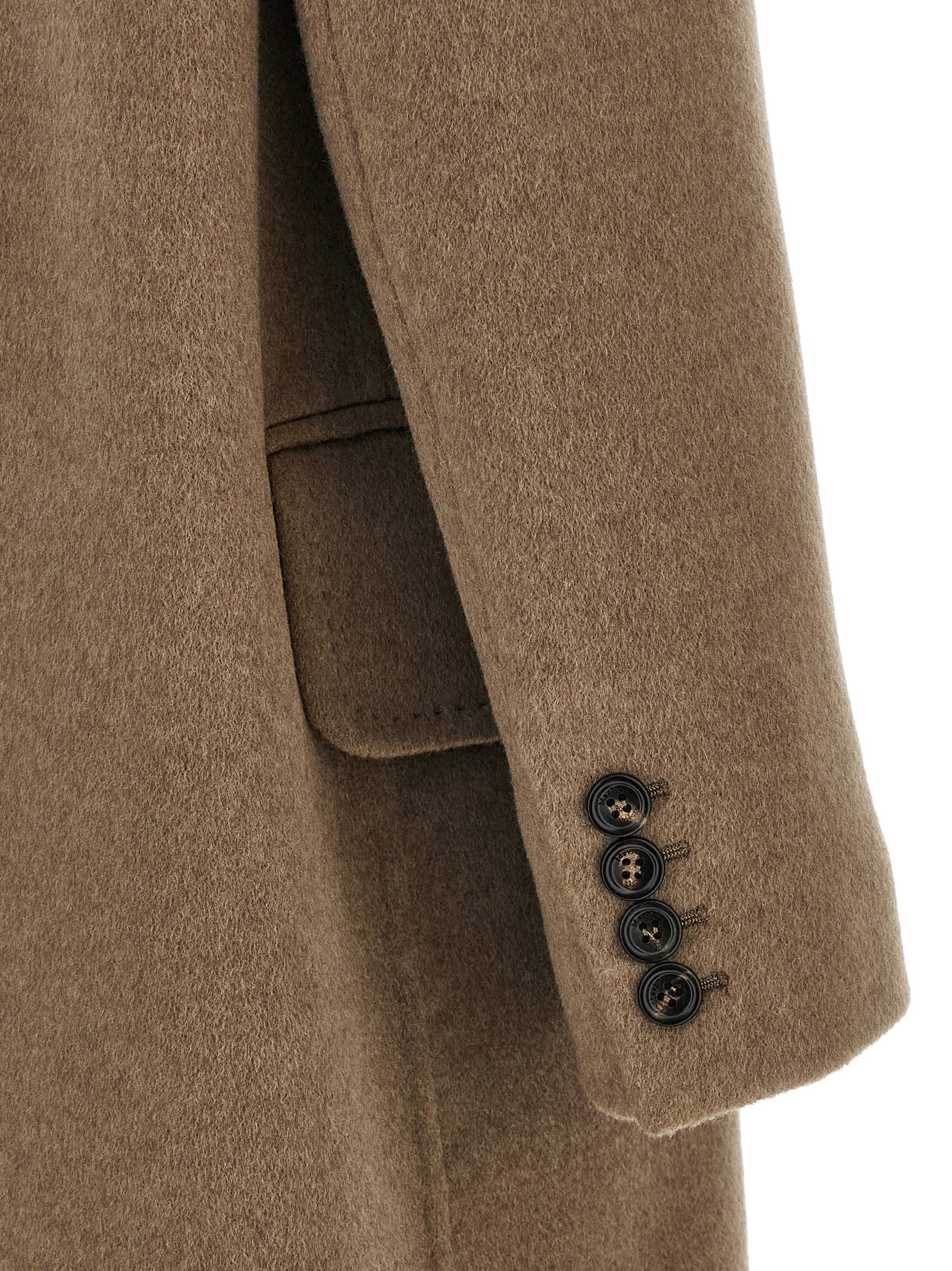 Max Mara Beige Cashmere Women's Coat