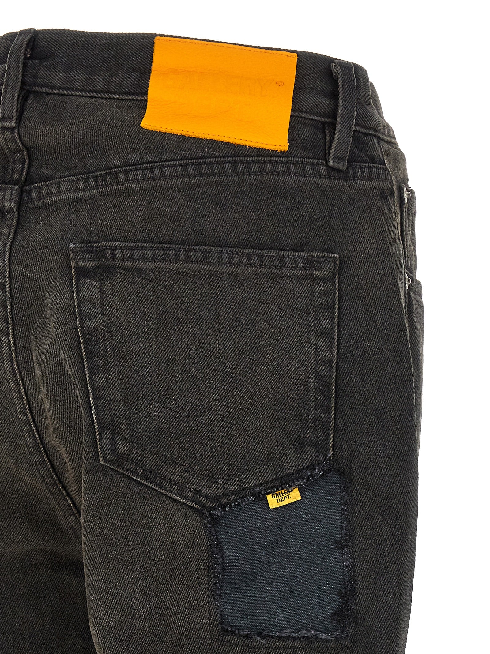 GALLERY DEPT. Black Cotton Flared Men's Jeans