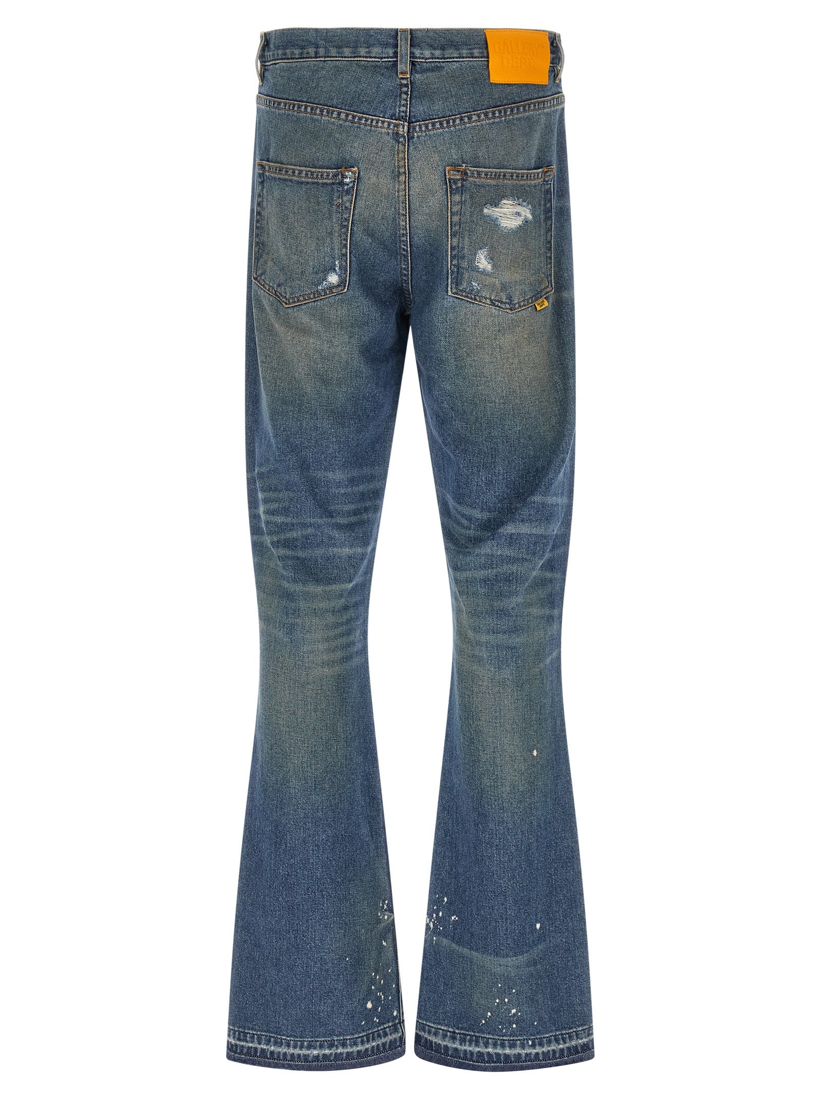 GALLERY DEPT. Blue Cotton Flared Men's Jeans