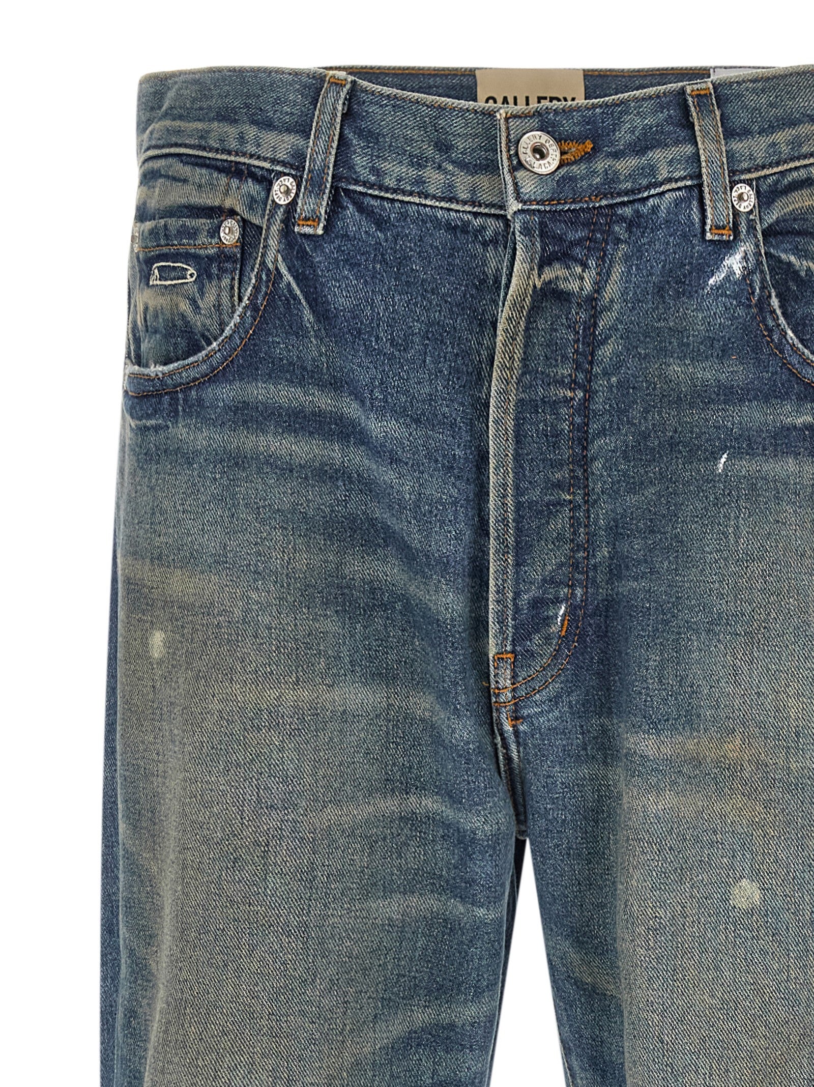 GALLERY DEPT. Blue Cotton Flared Men's Jeans