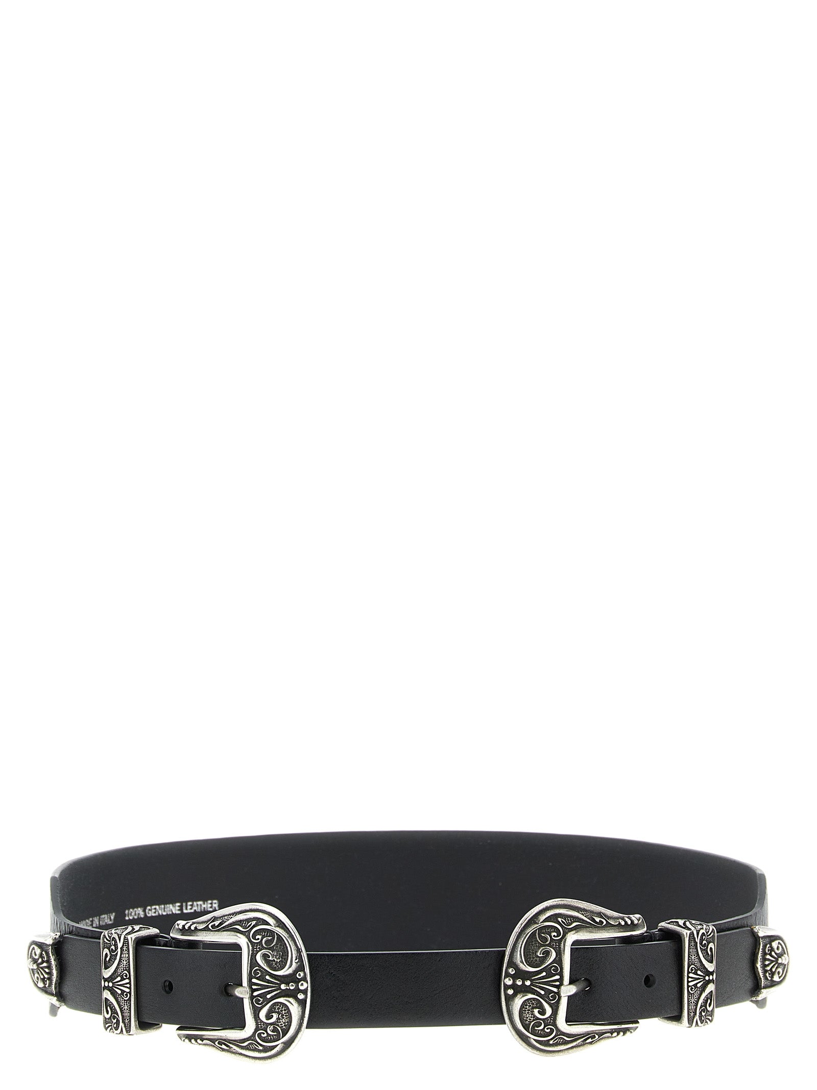 Golden Goose Black Cowhide Regular Women's Belt
