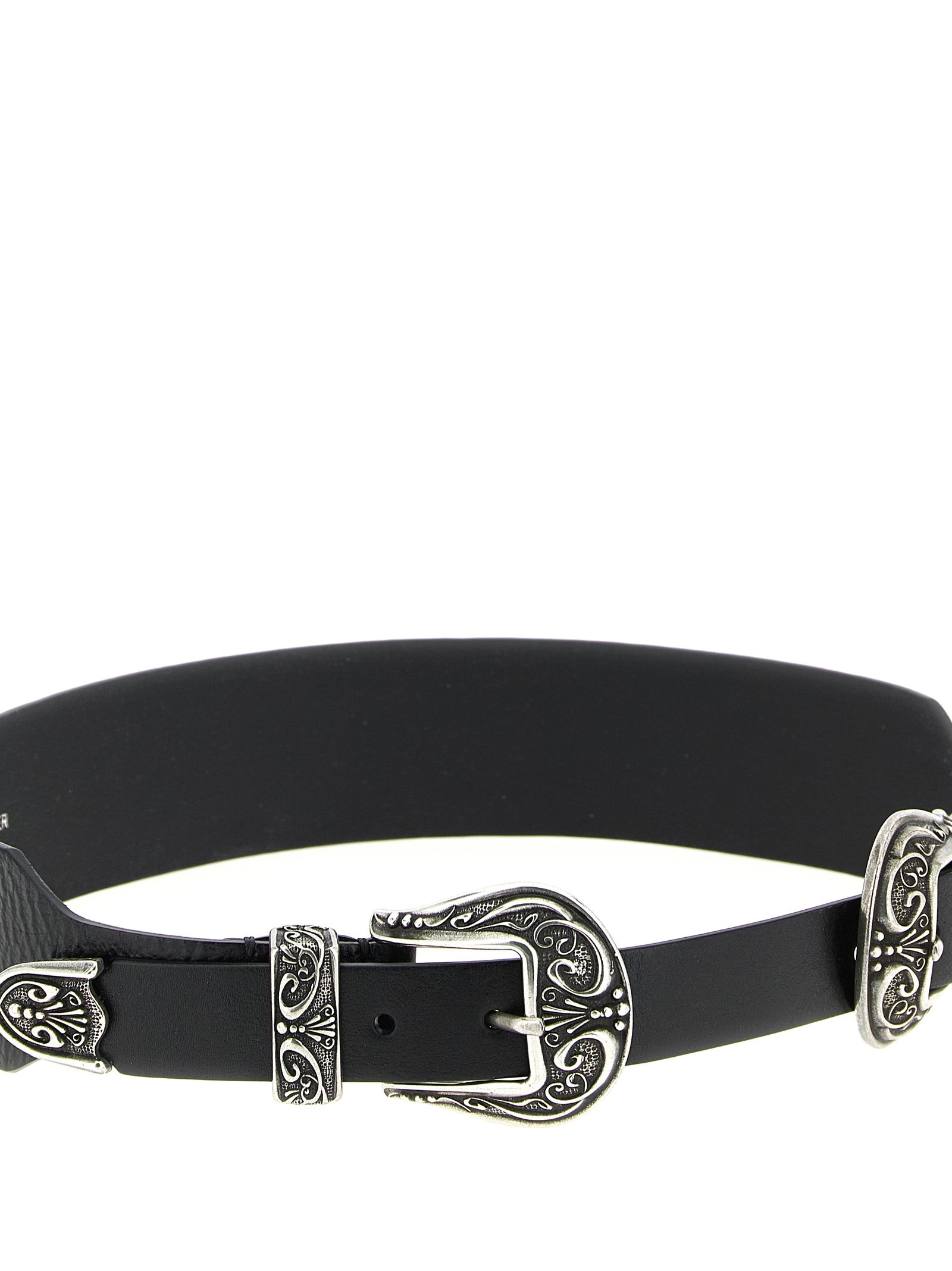 Golden Goose Black Cowhide Regular Women's Belt