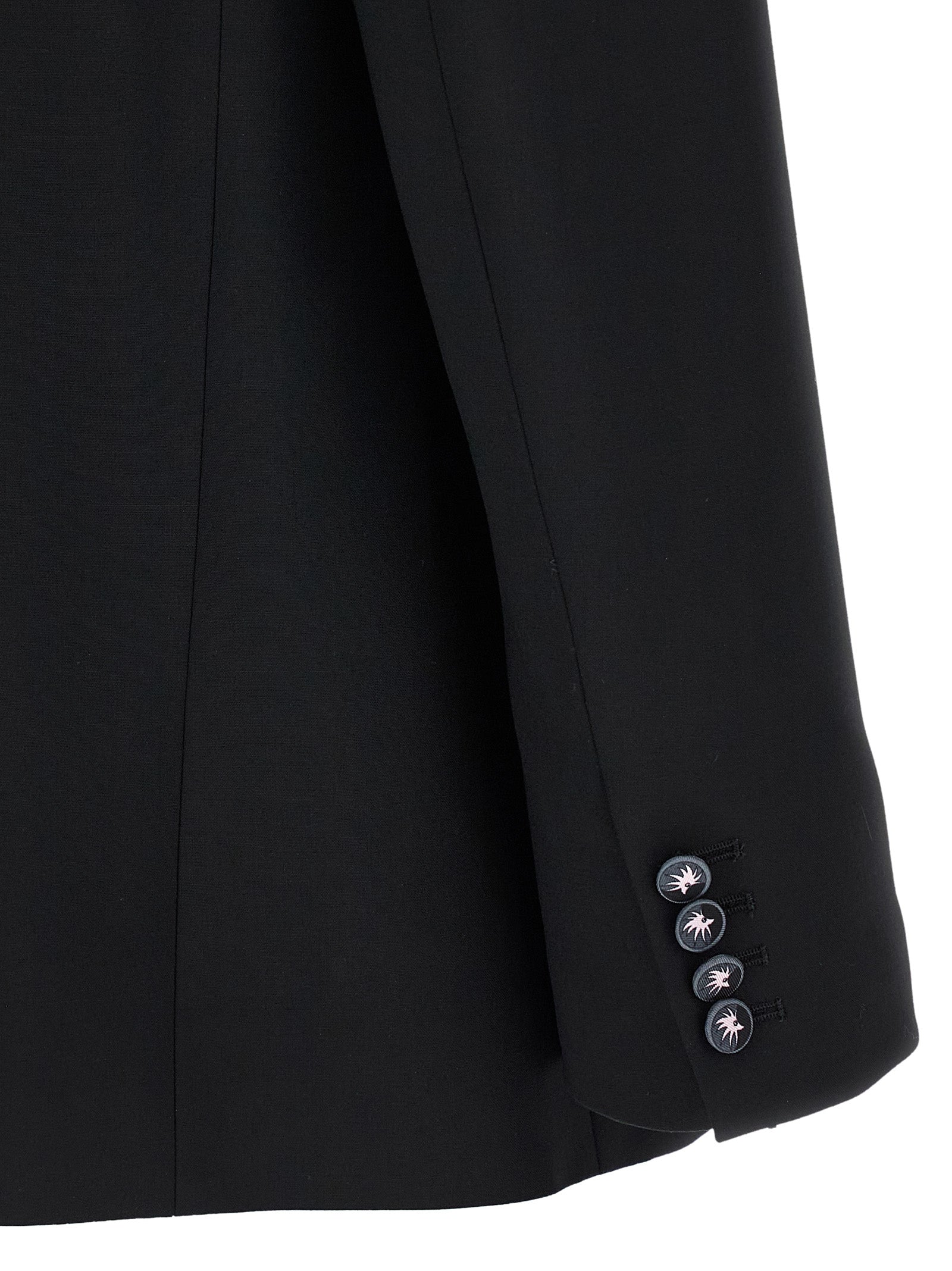 Emilio Pucci Black Virgin Wool Women's Blazer