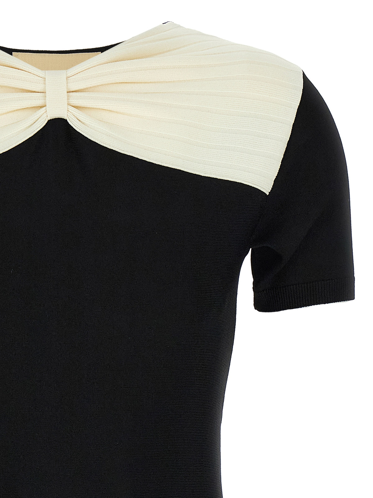 Valentino Garavani Black Viscose Short Women's Dress