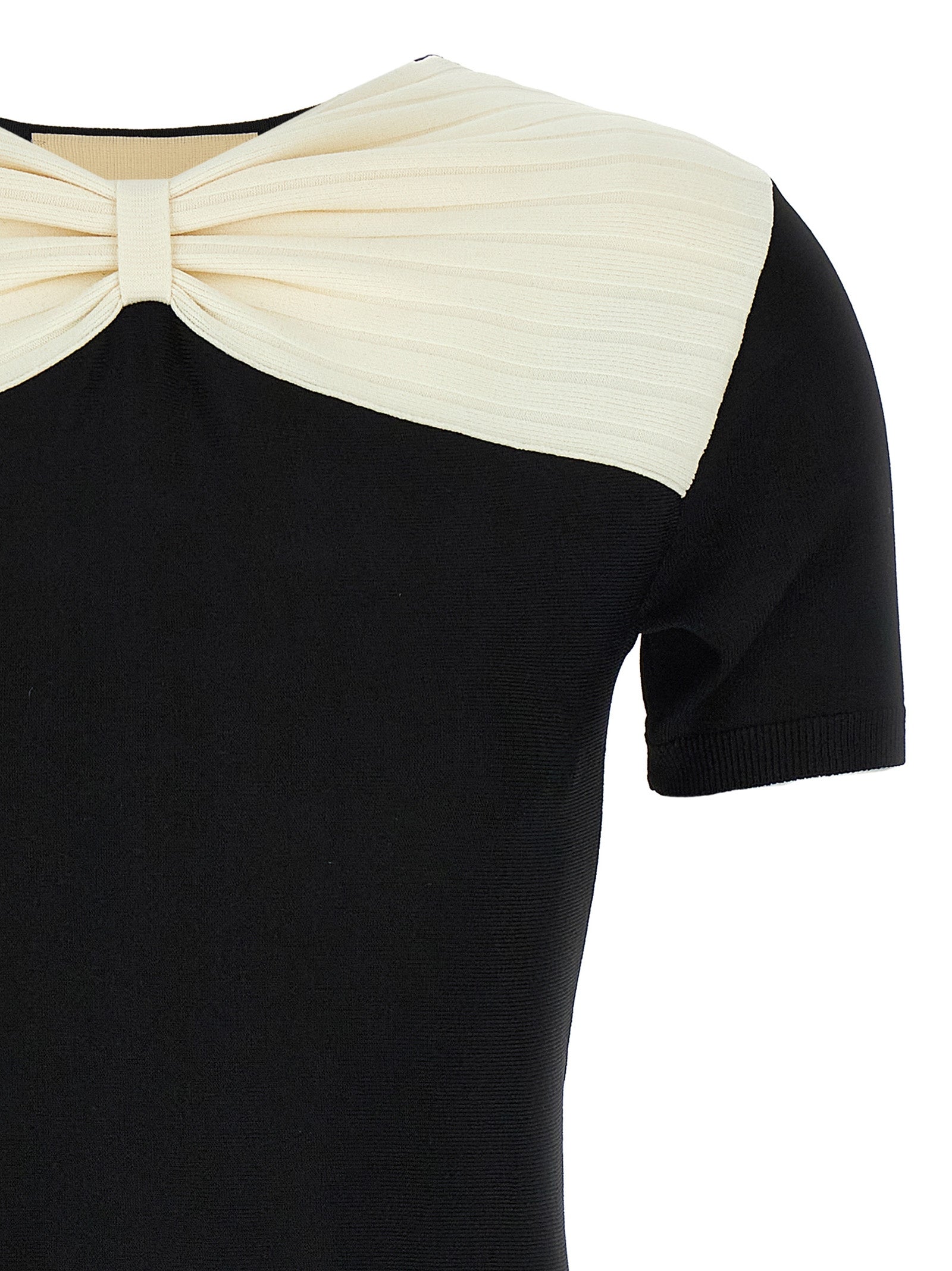 Valentino Garavani Black Viscose Short Women's Dress