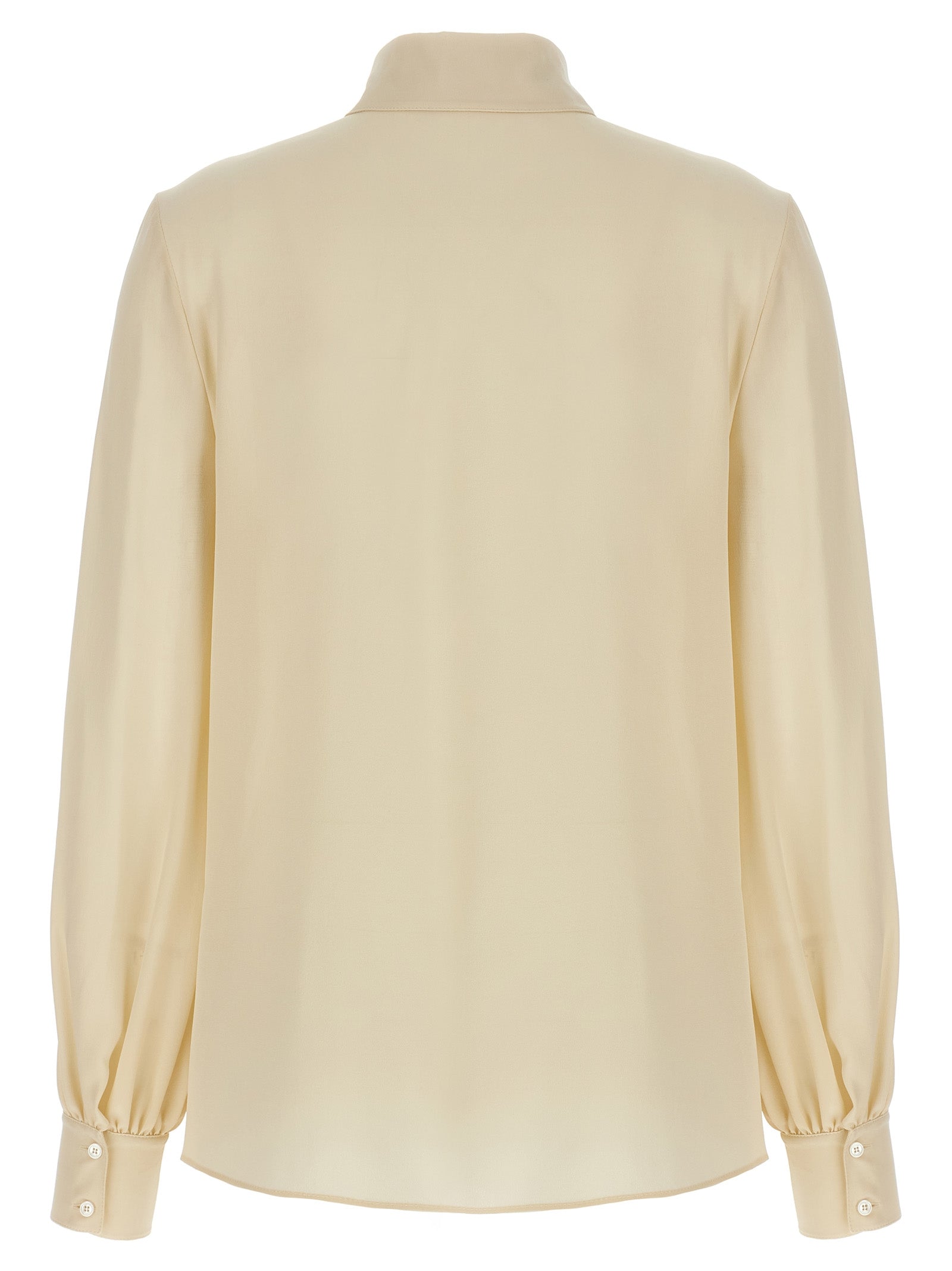 Valentino Garavani Beige Silk Women's Blouse
