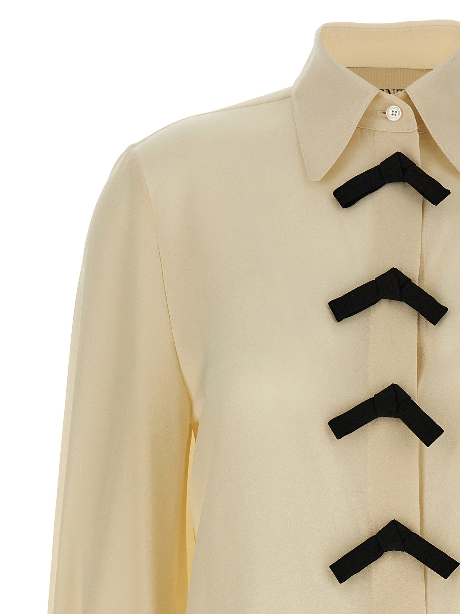 Valentino Garavani Beige Silk Women's Blouse