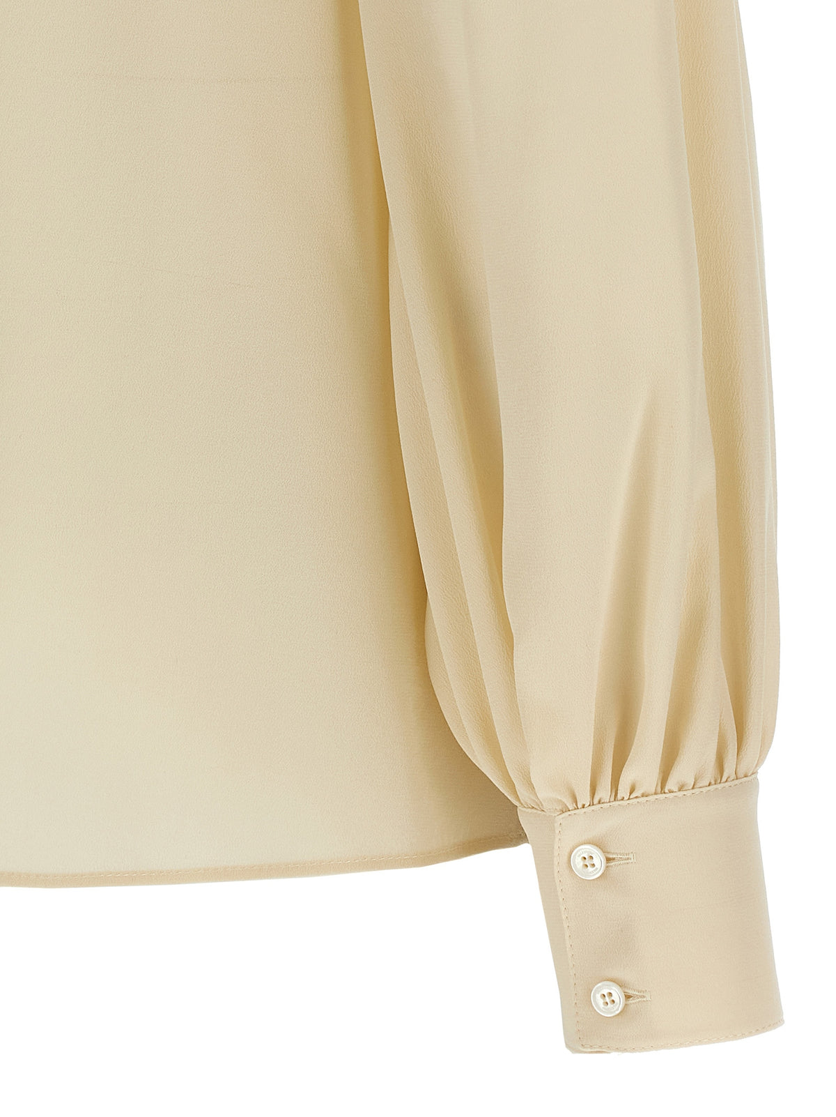Valentino Garavani Beige Silk Women's Blouse