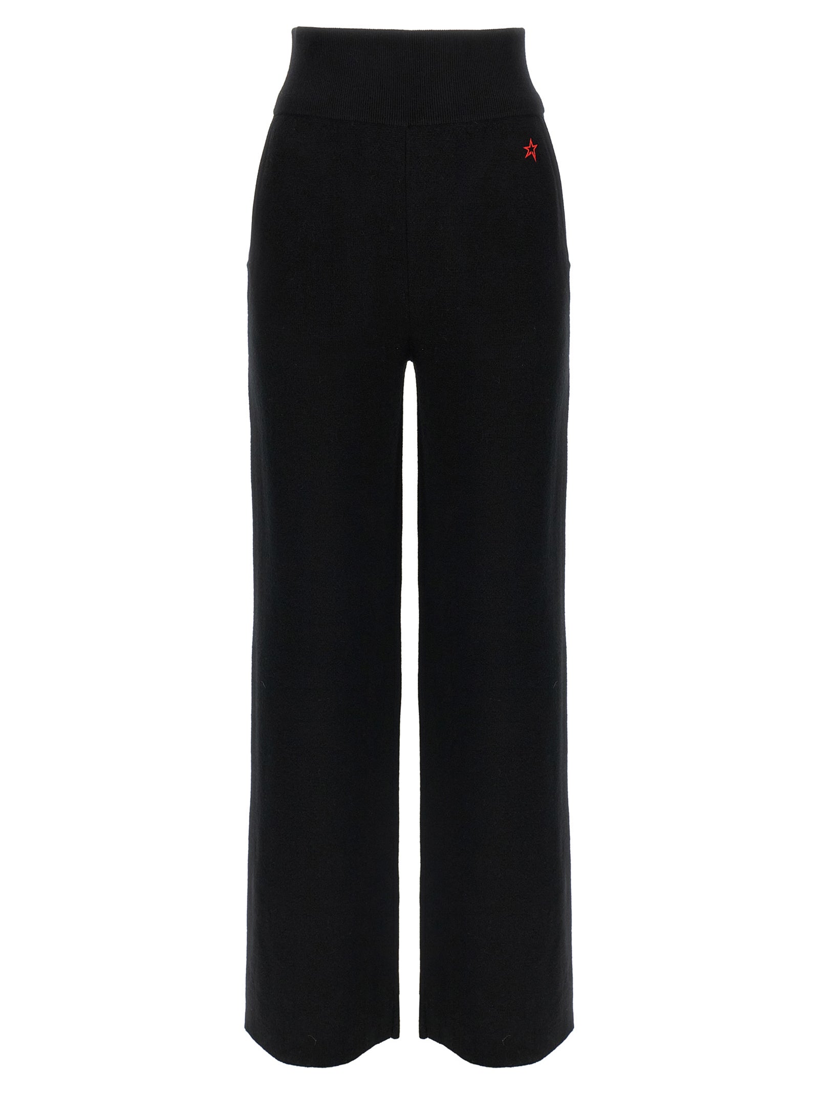 PERFECT MOMENT Black Merino Wool Casual Women's Pants
