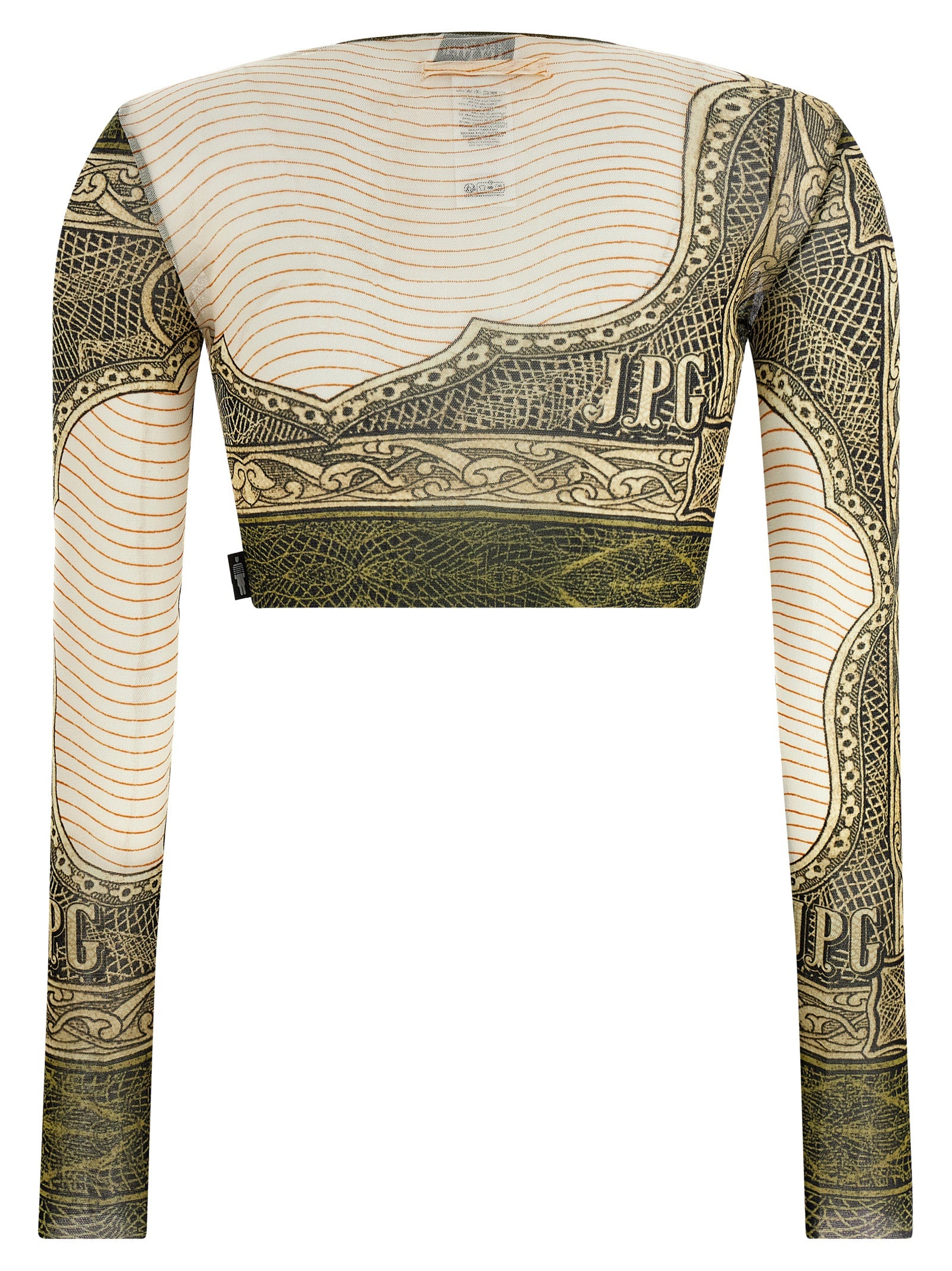Jean Paul Gaultier Multicolor Polyamide Long Sleeve Women's T-Shirt