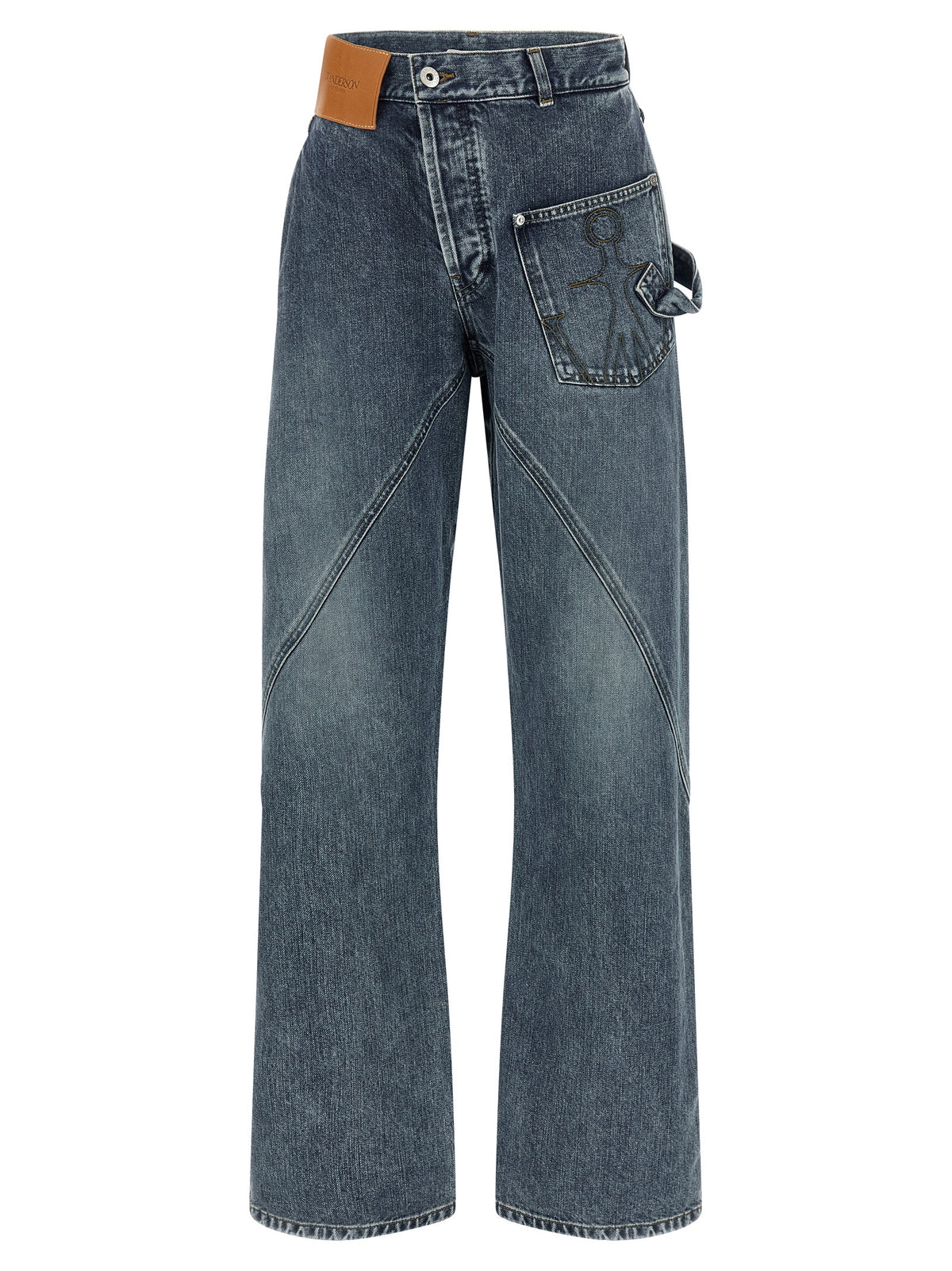 J.W.Anderson Blue Cotton Jeans Women's Denim