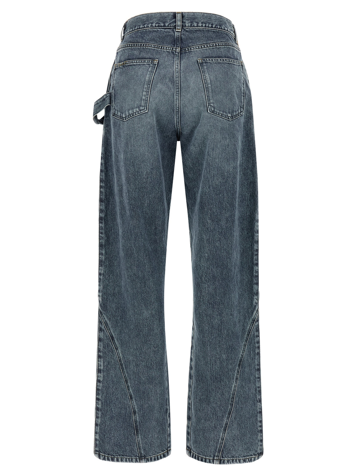 J.W.Anderson Blue Cotton Jeans Women's Denim