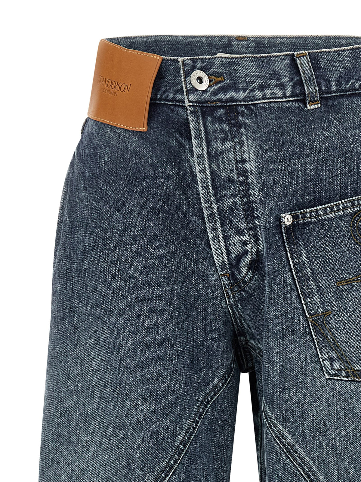 J.W.Anderson Blue Cotton Jeans Women's Denim