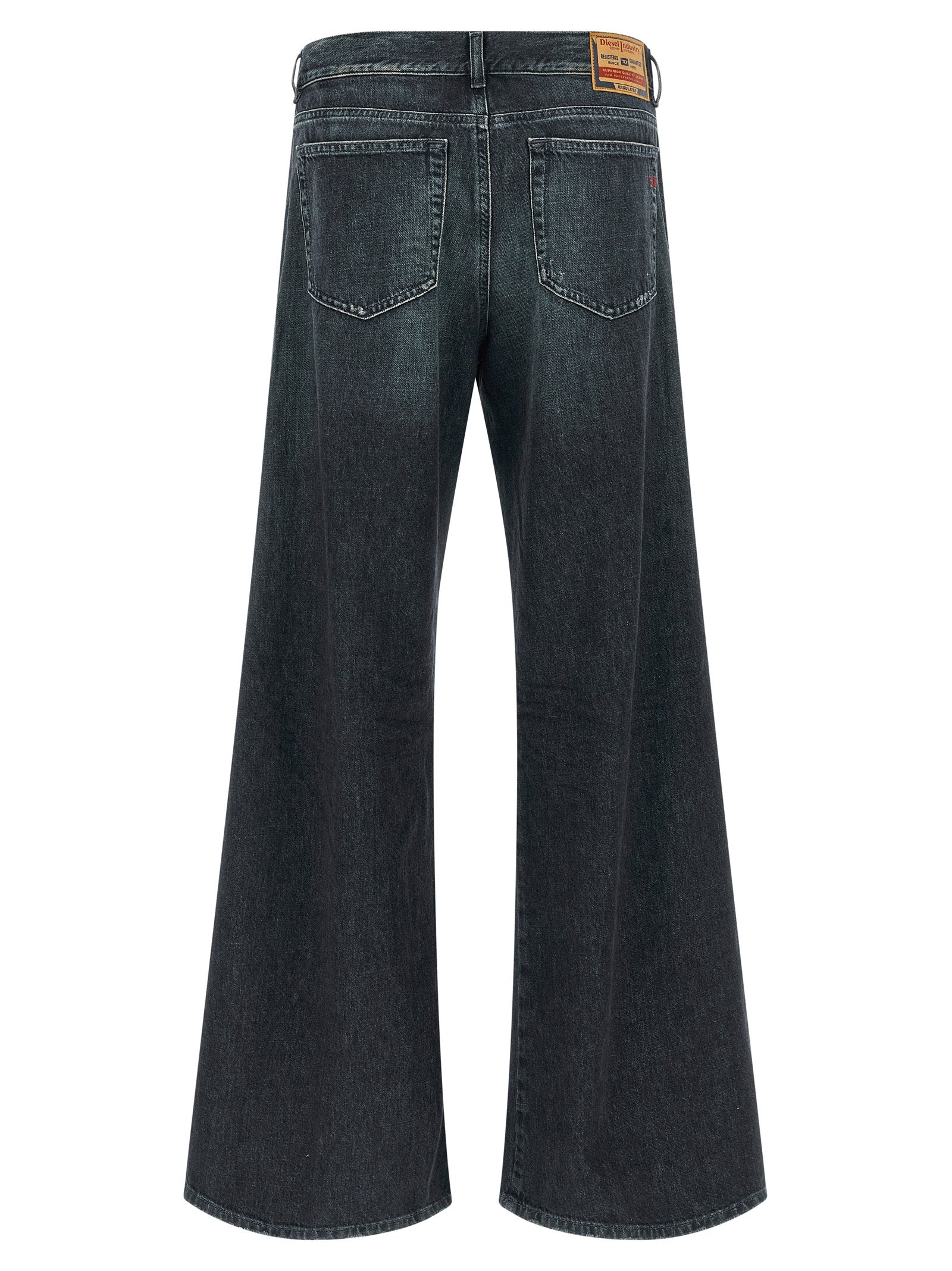 Diesel Blue Cotton Flared Women's Jeans