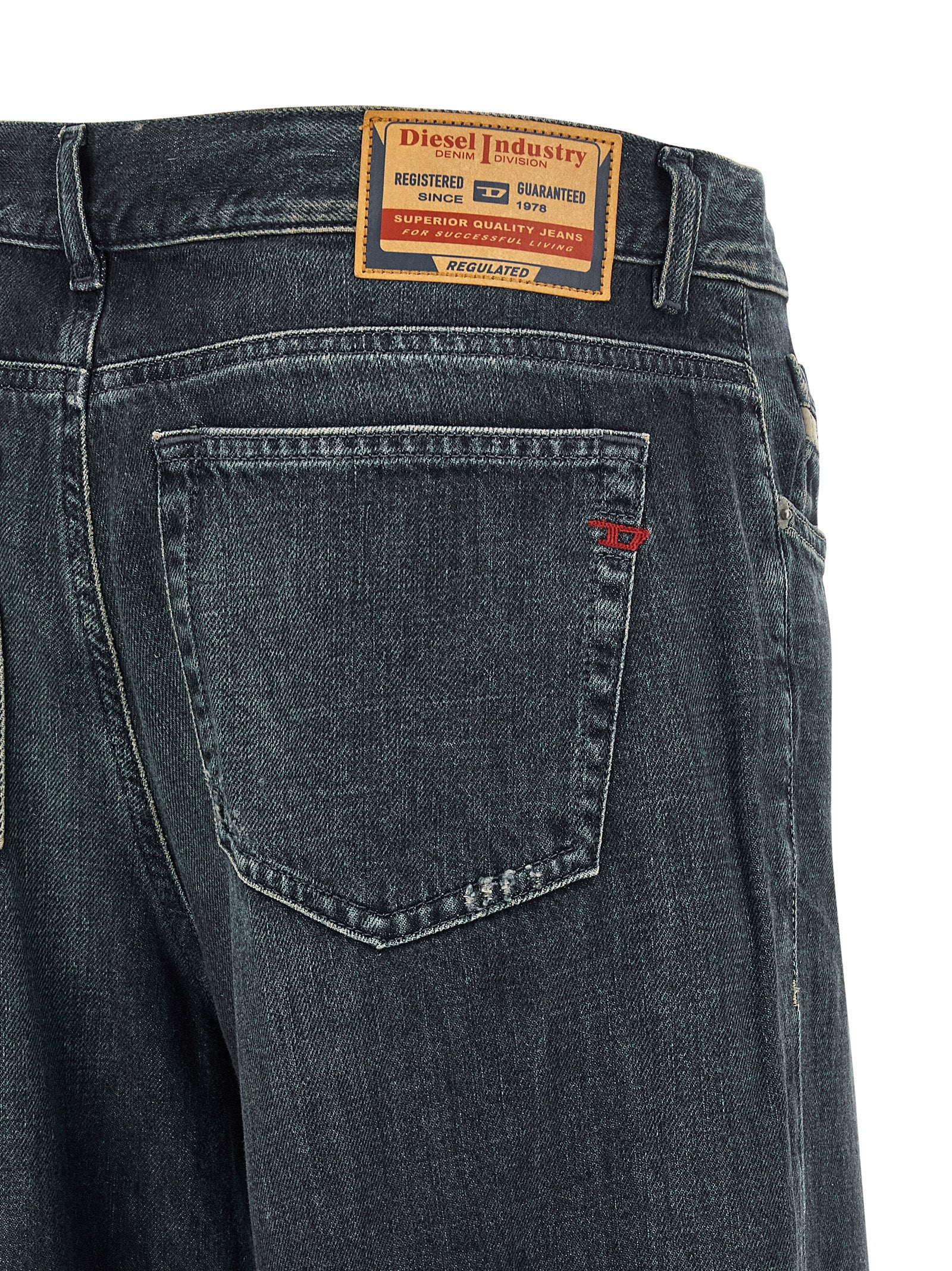 Diesel Blue Cotton Flared Women's Jeans