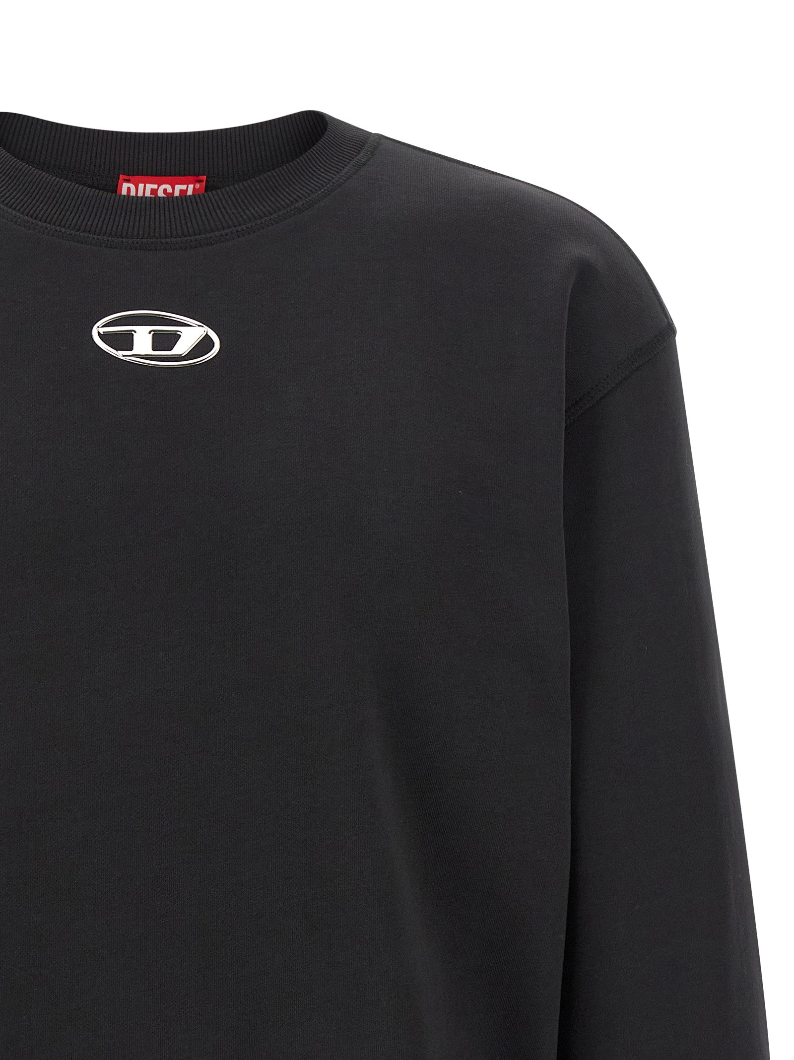 Diesel Black Cotton Men's Sweatshirt
