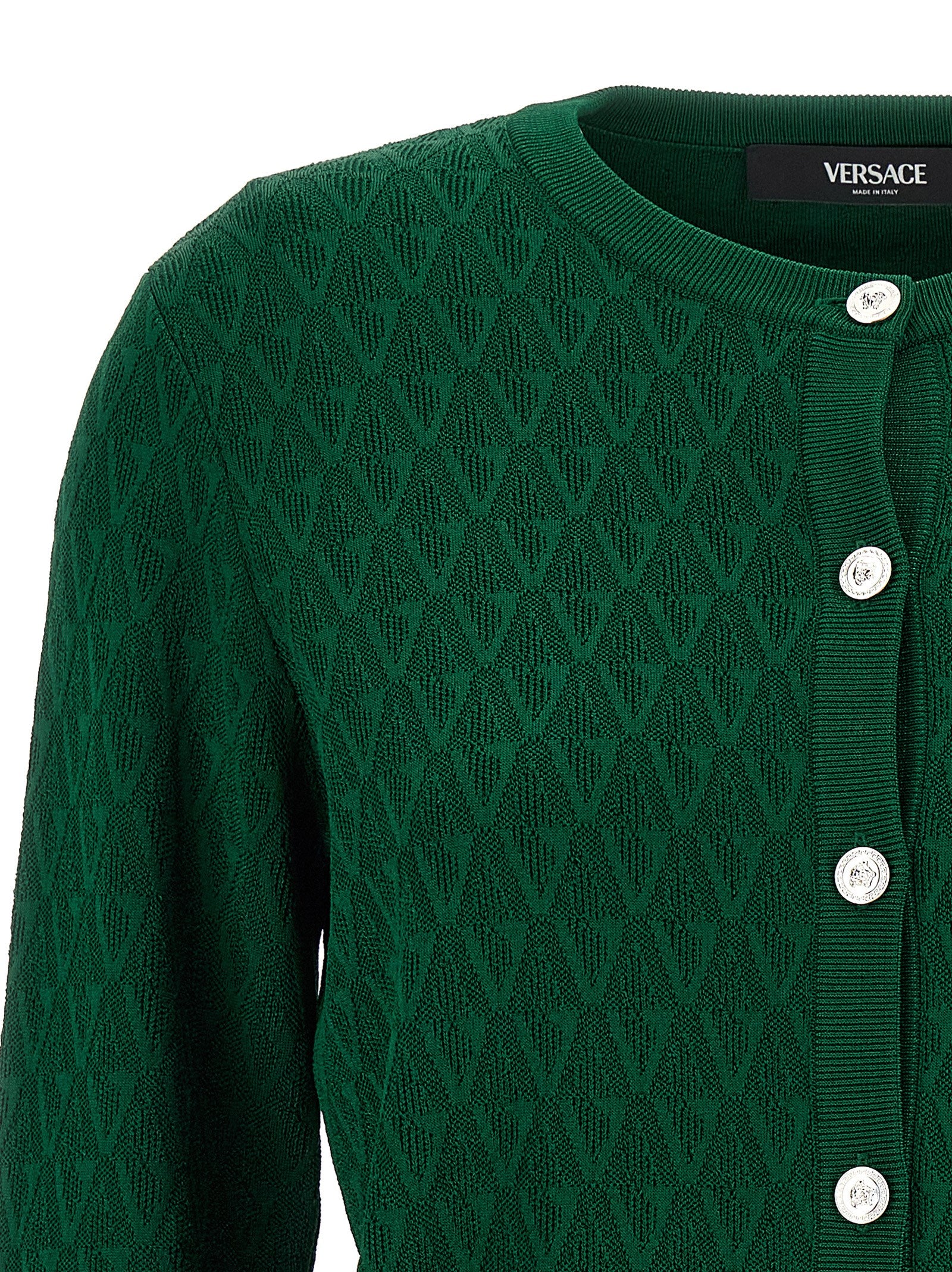 Versace Bicolor Viscose Women's Cardigan