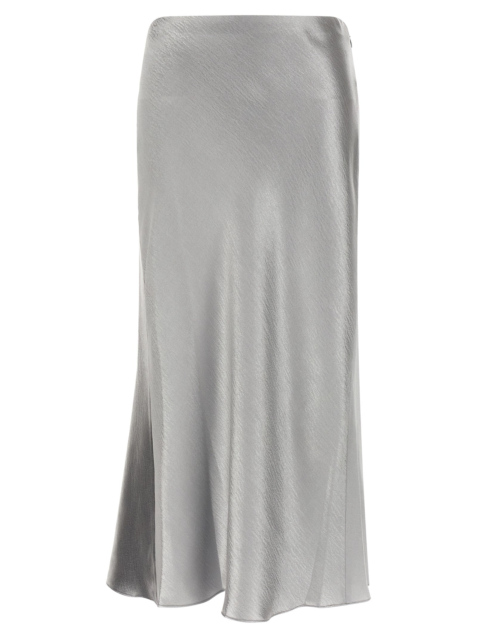 Tory Burch Gray Polyester Midi Women's Skirt