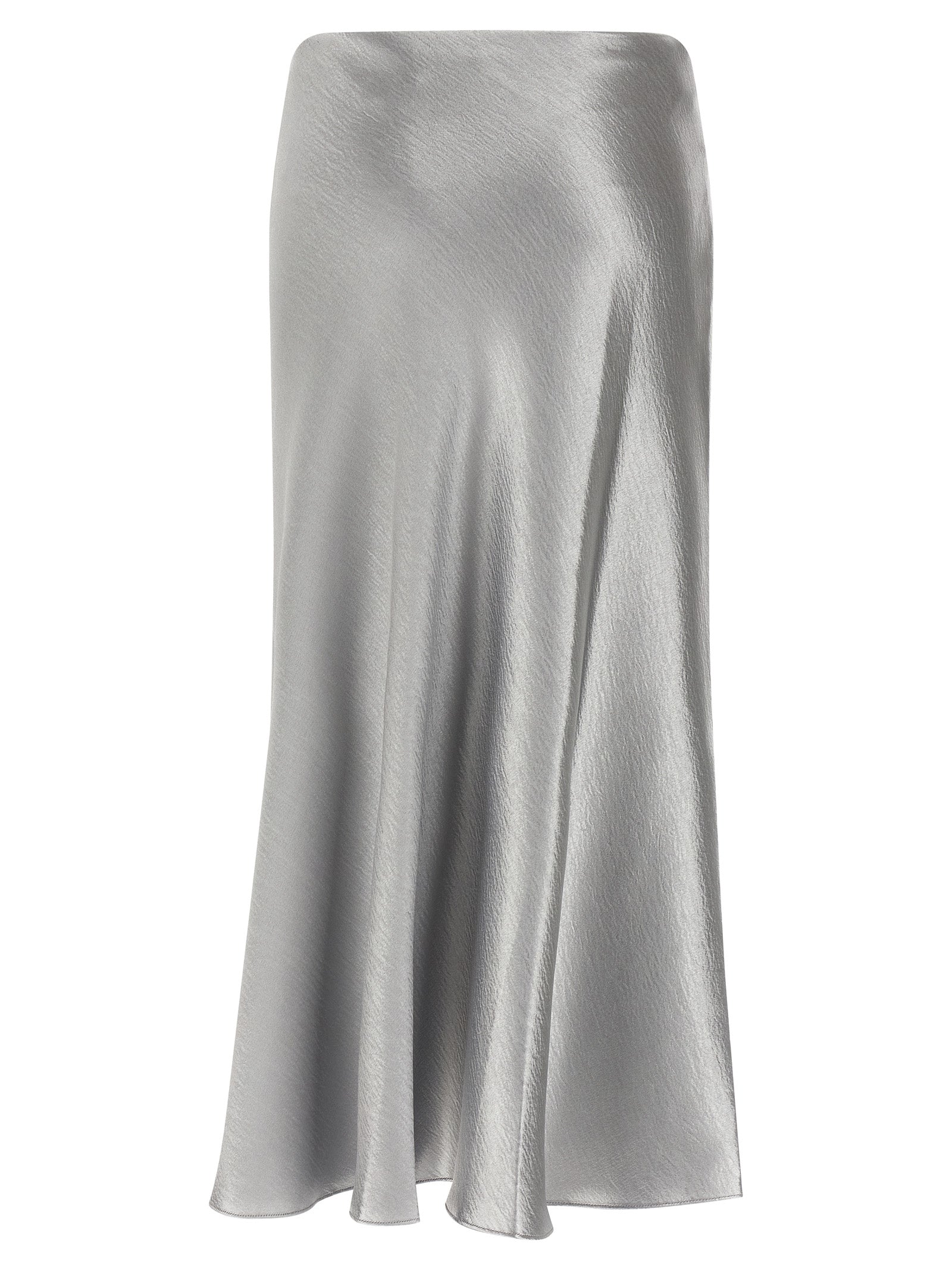 Tory Burch Gray Polyester Midi Women's Skirt