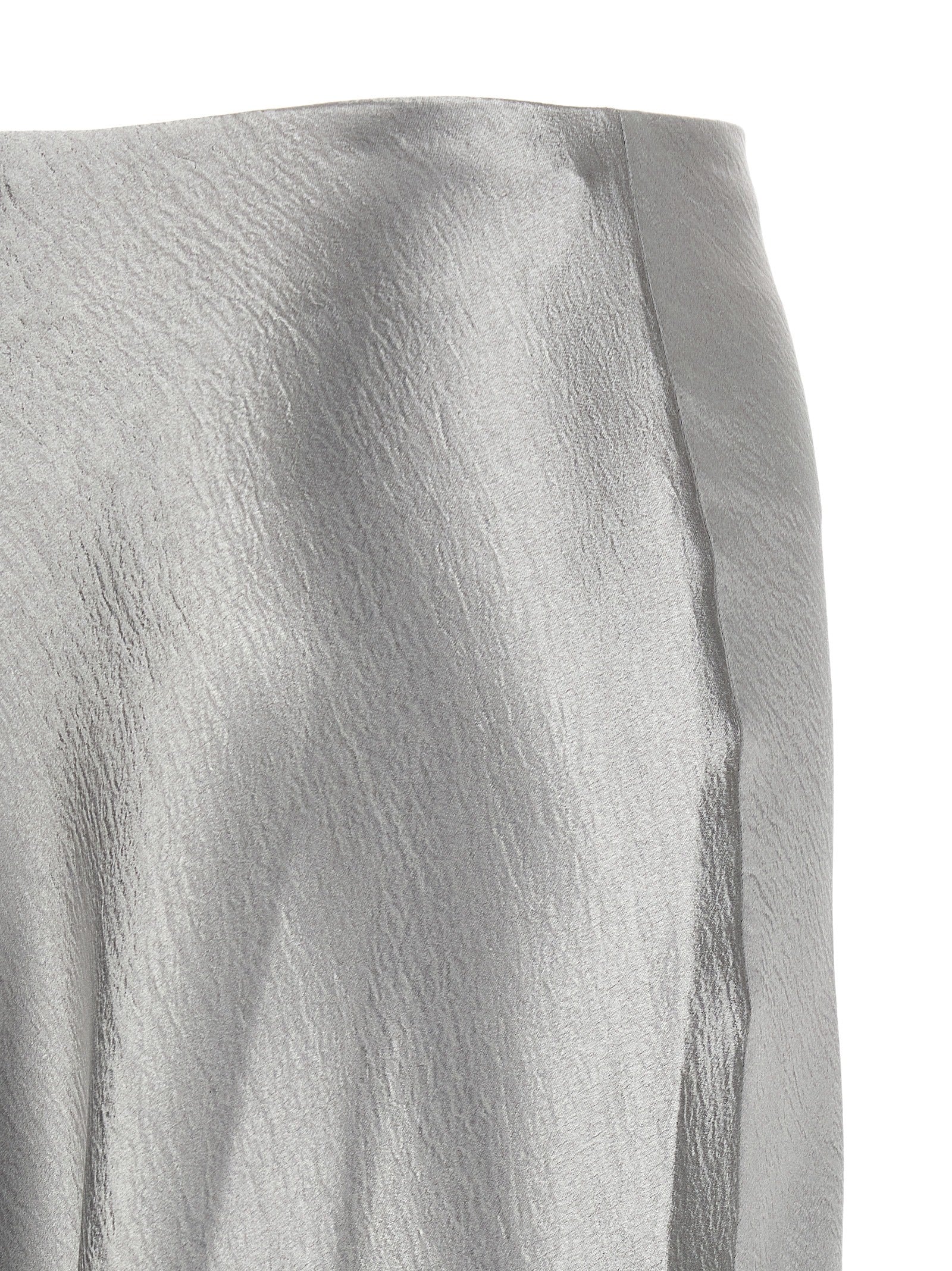 Tory Burch Gray Polyester Midi Women's Skirt