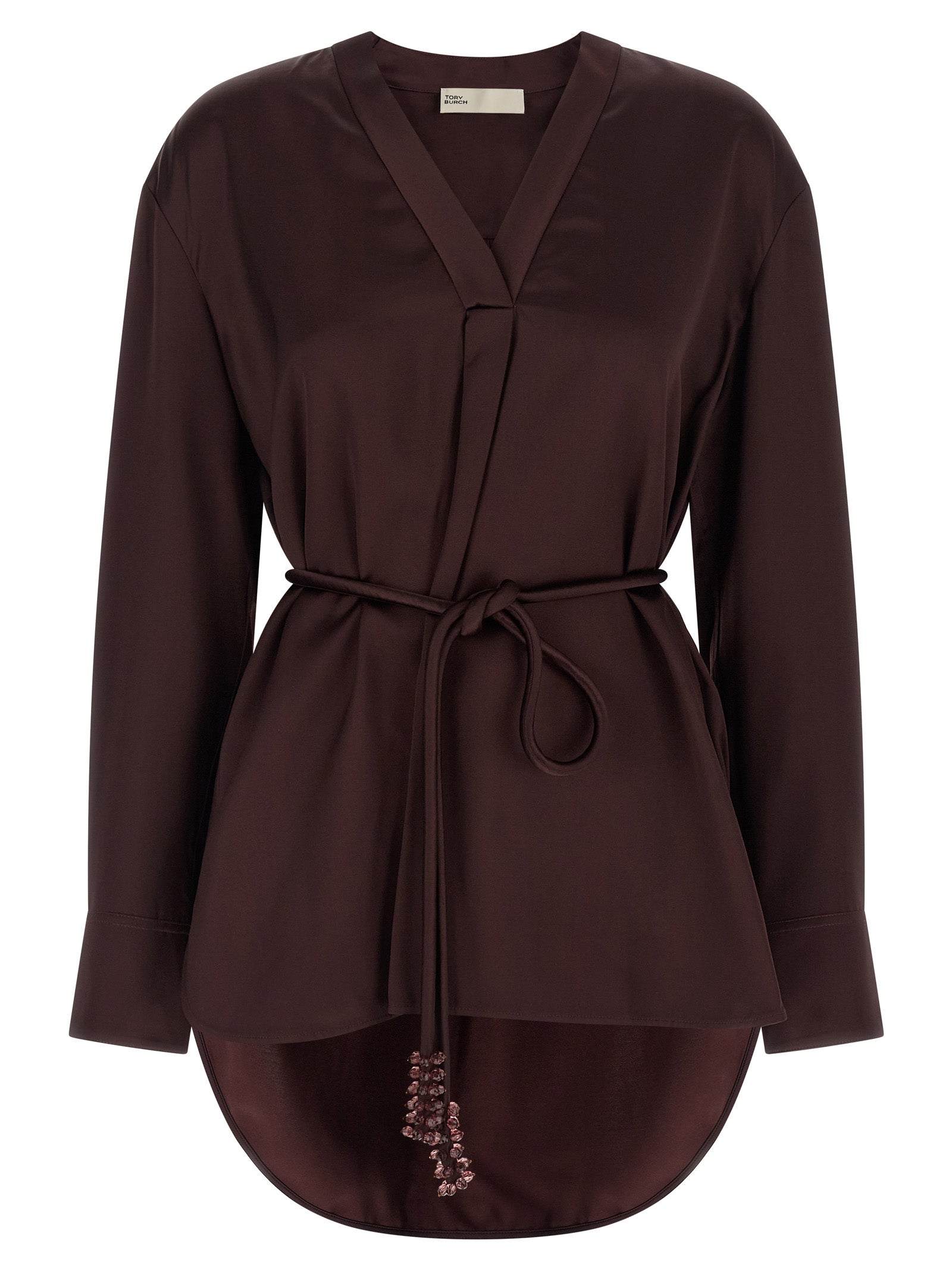 Tory Burch Bordeaux Viscose Women's Blouse