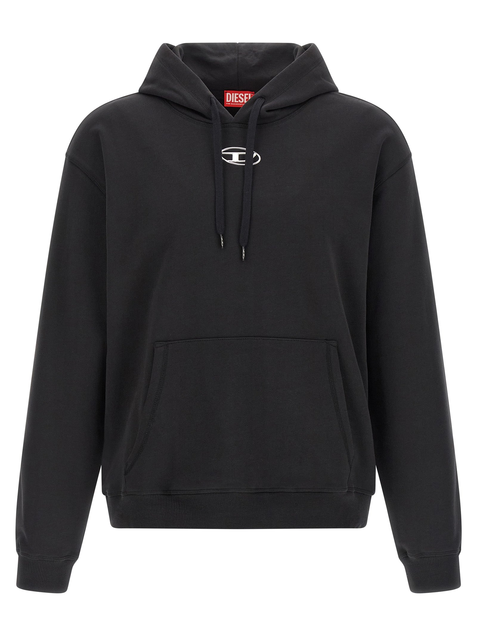 Diesel Black Cotton Men's Sweatshirt