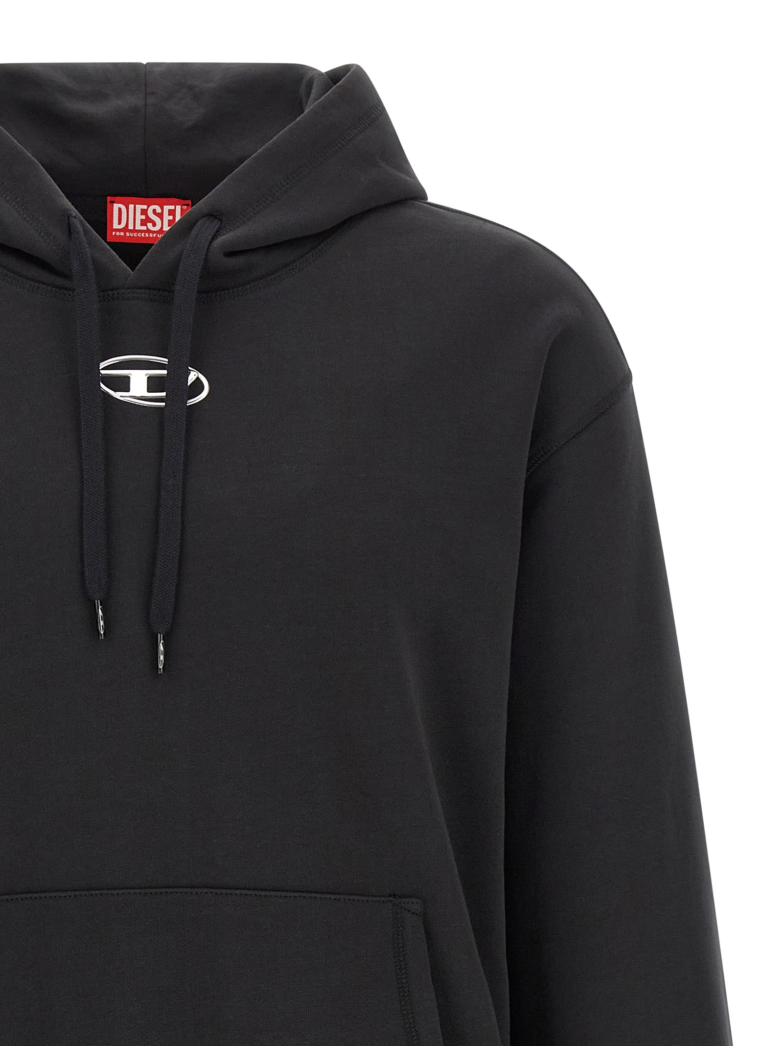 Diesel Black Cotton Men's Sweatshirt