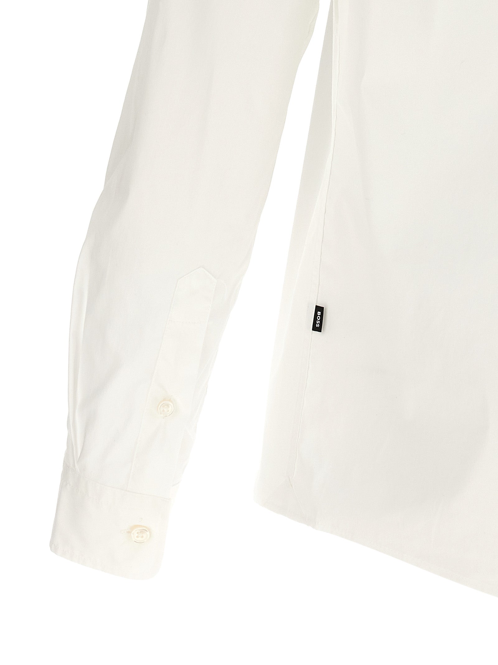 Hugo Boss White Cotton Men's Blouse