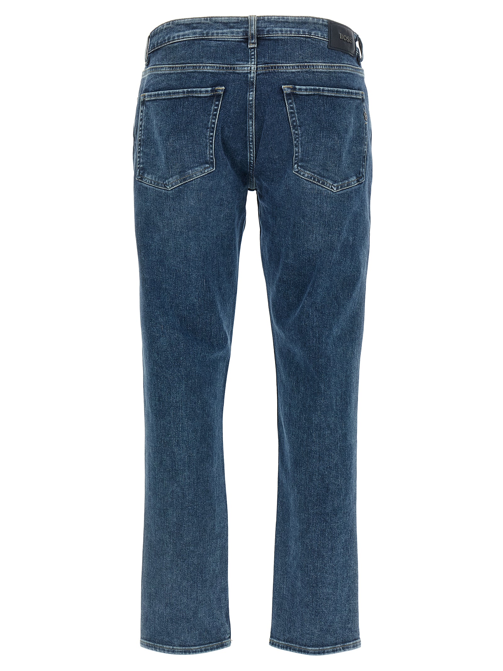 Hugo Boss Blue Cotton Skinny Men's Jeans