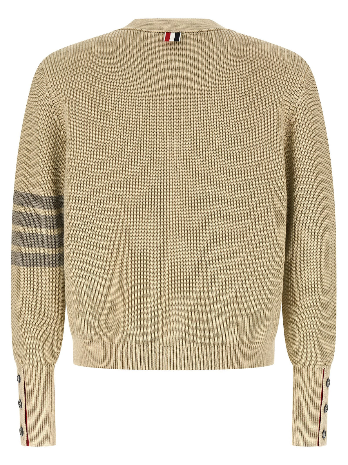Thom Browne Beige Cotton Men's Cardigan