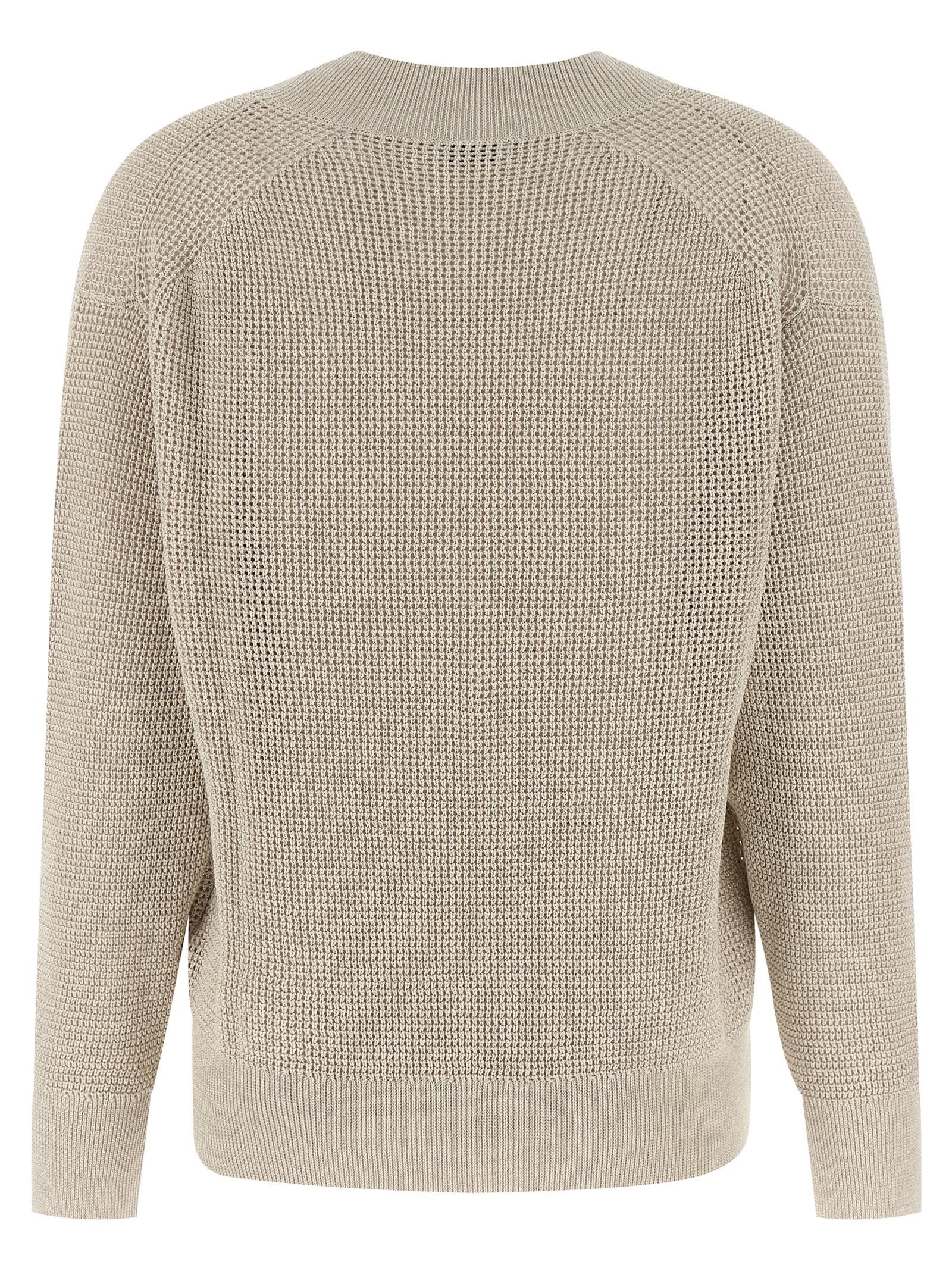 Brunello Cucinelli Beige Cotton Women's Cardigan