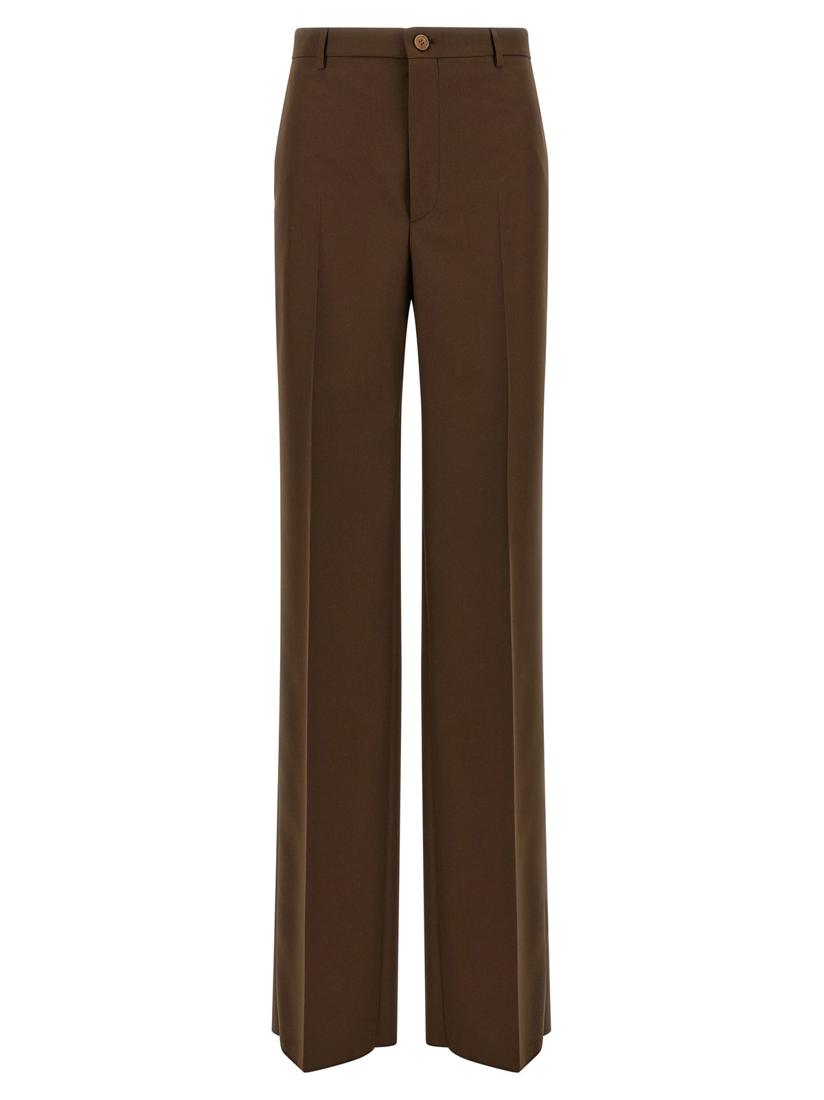 Gucci Brown Polyester Dress Women's Pants