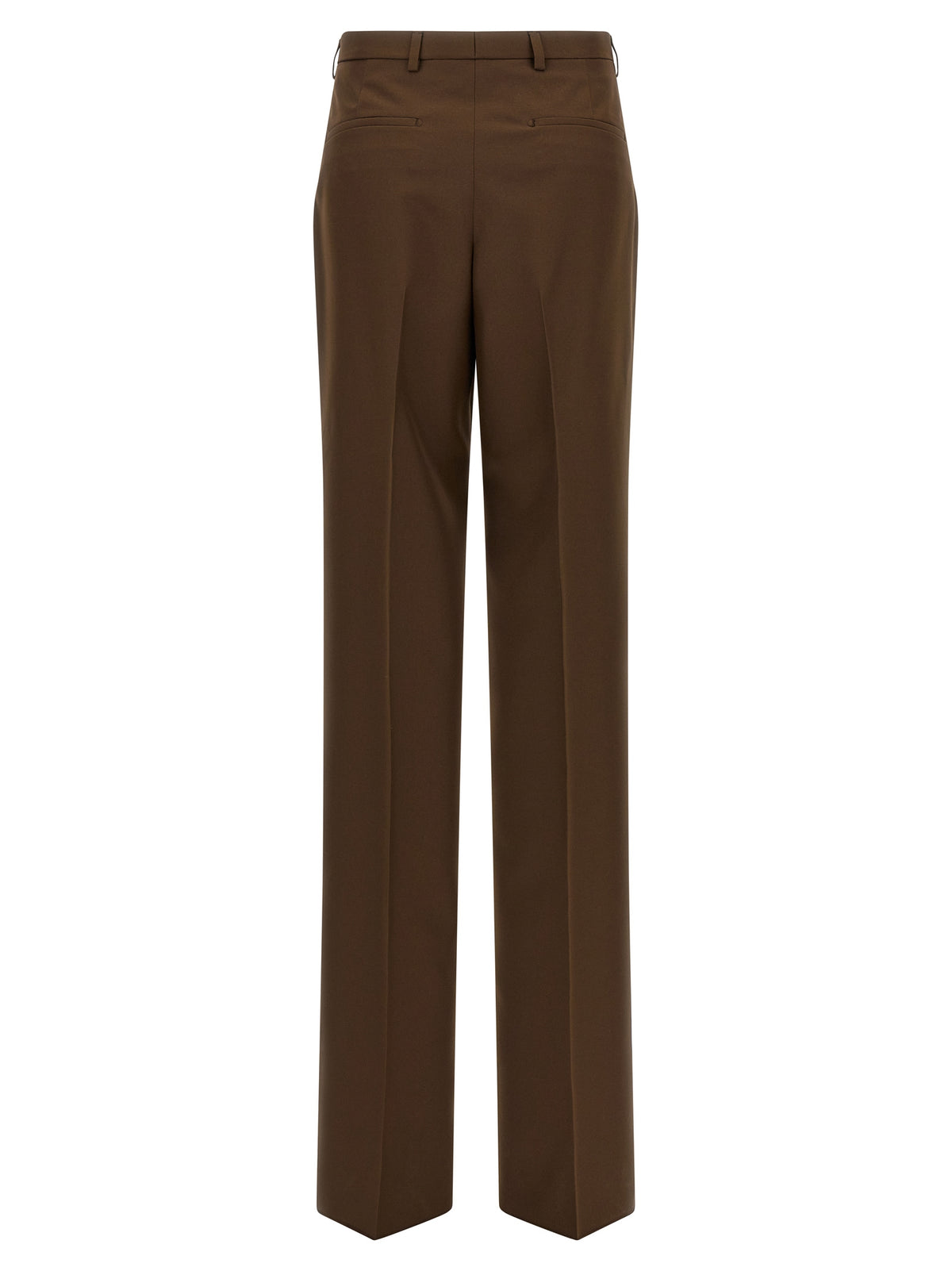 Gucci Brown Polyester Dress Women's Pants