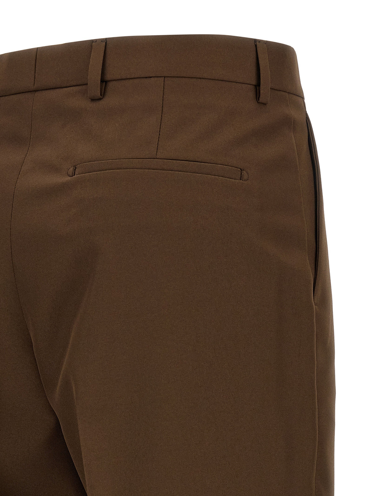 Gucci Brown Polyester Dress Women's Pants