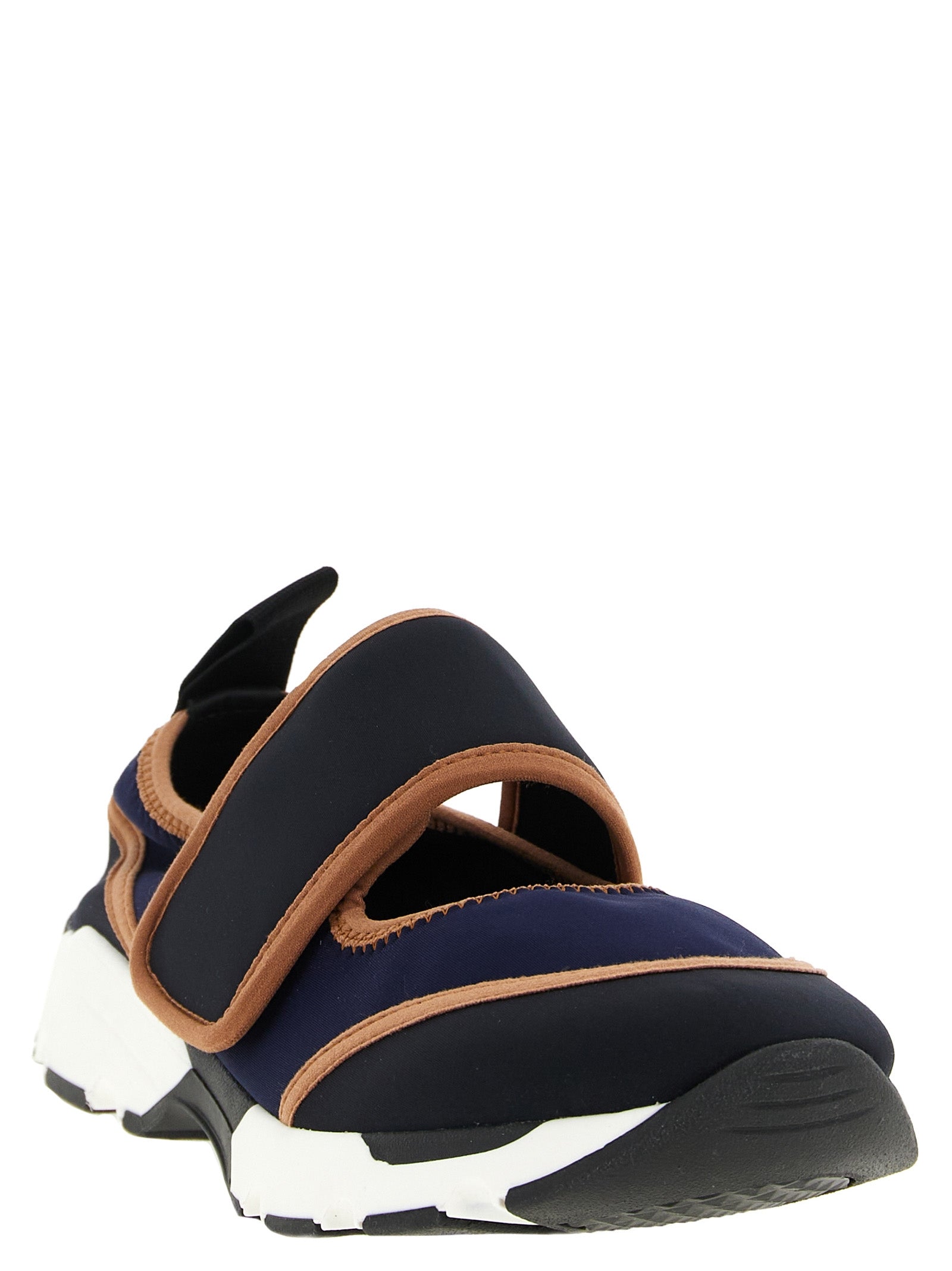 Marni Blue Polyamide Low Top Women's Sneakers
